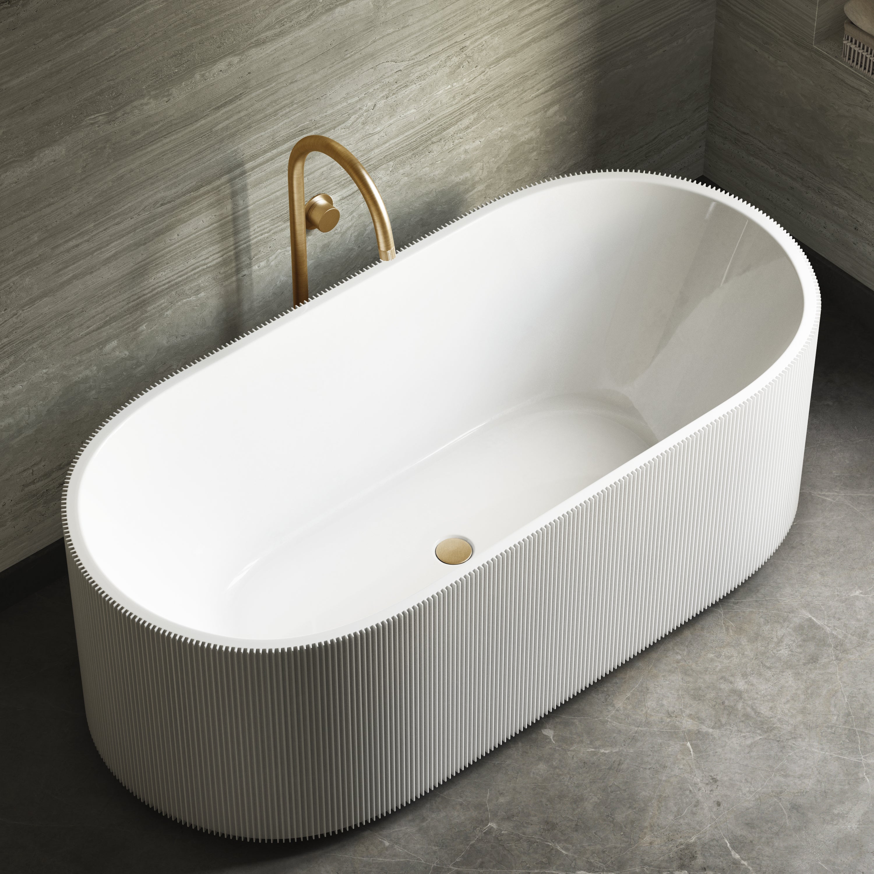 Image of Flute Freestanding Bath