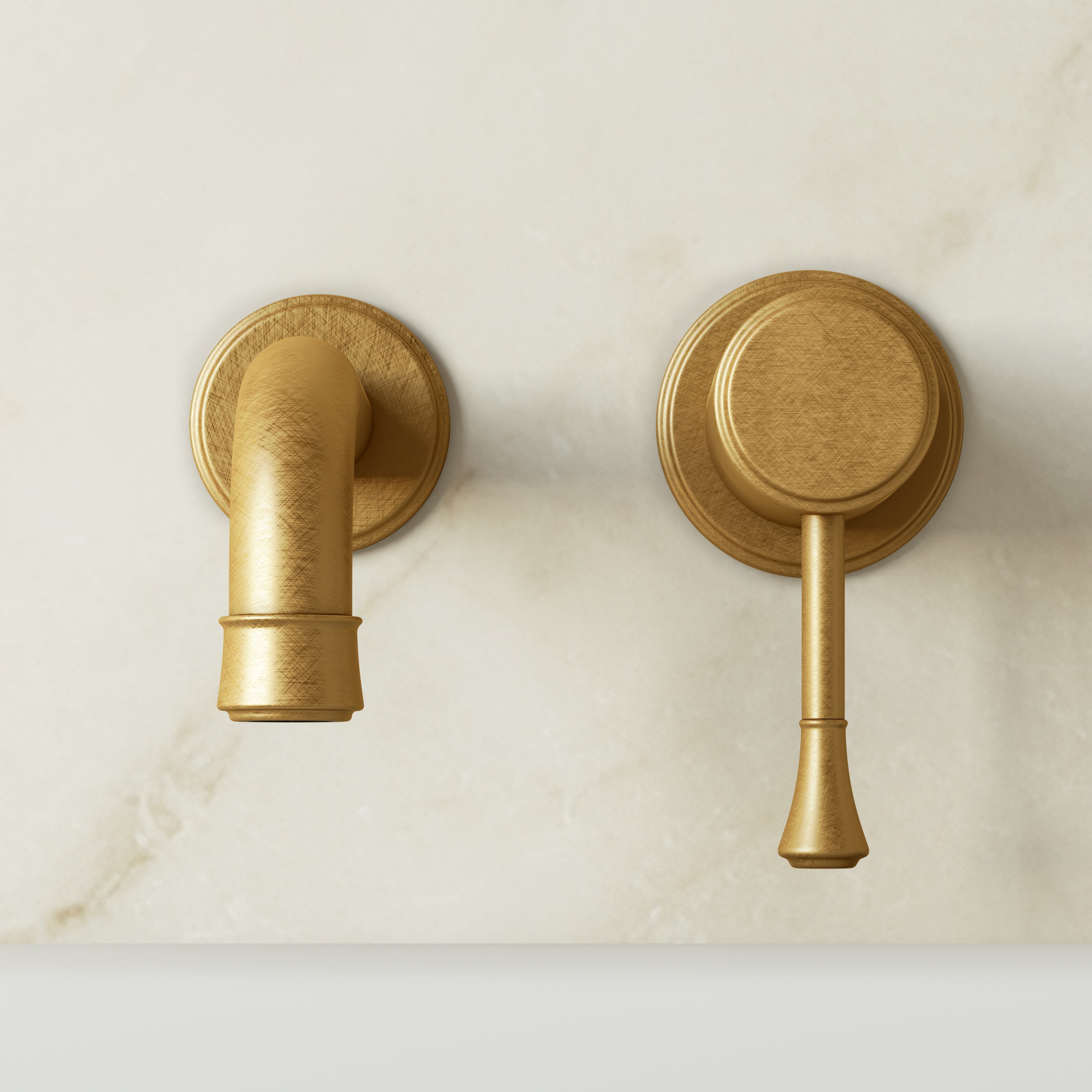 Image of Aurelian Bath Set – Bath Mixer & Short Spout