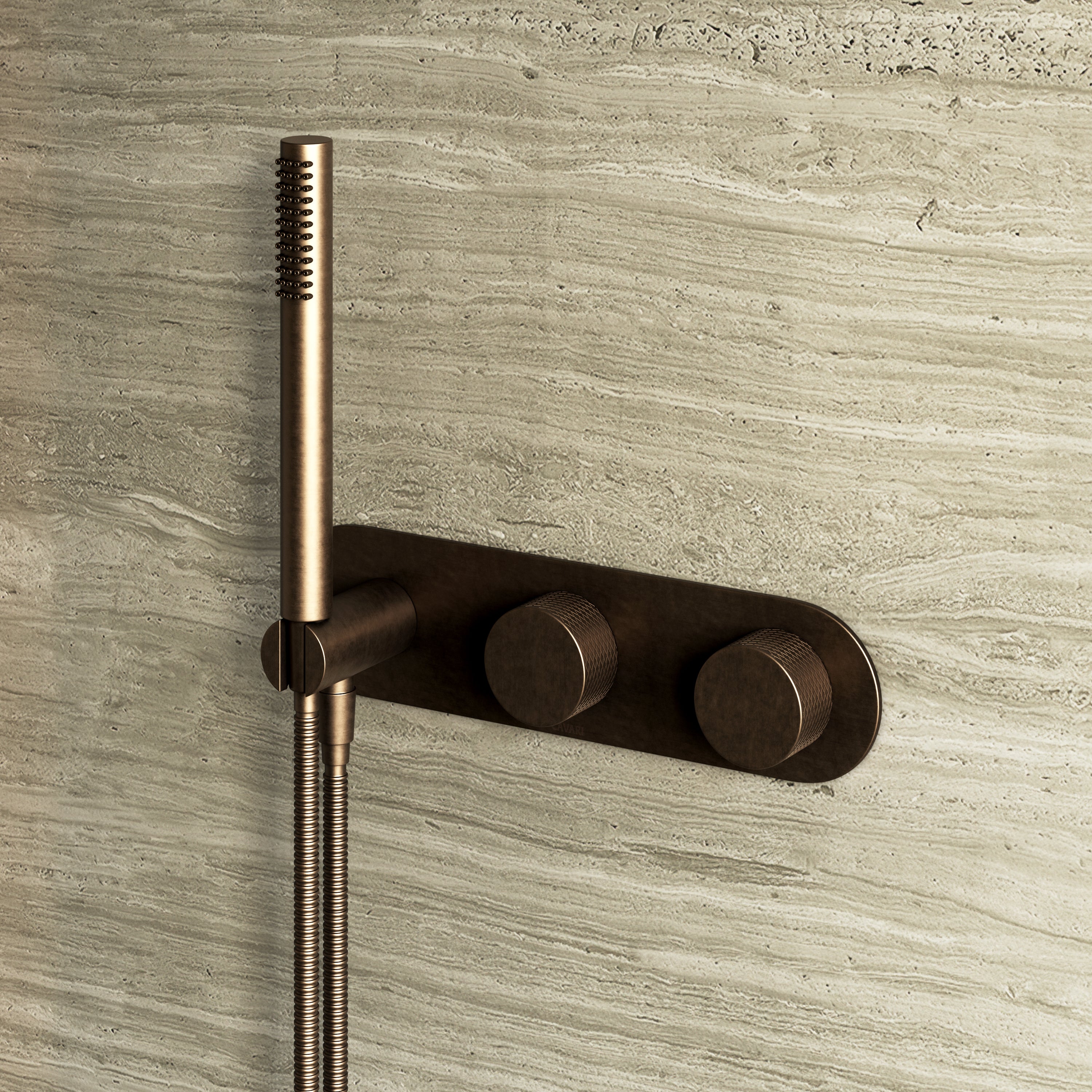 Image of Strata 2-Way Thermostatic Shower Set – 10