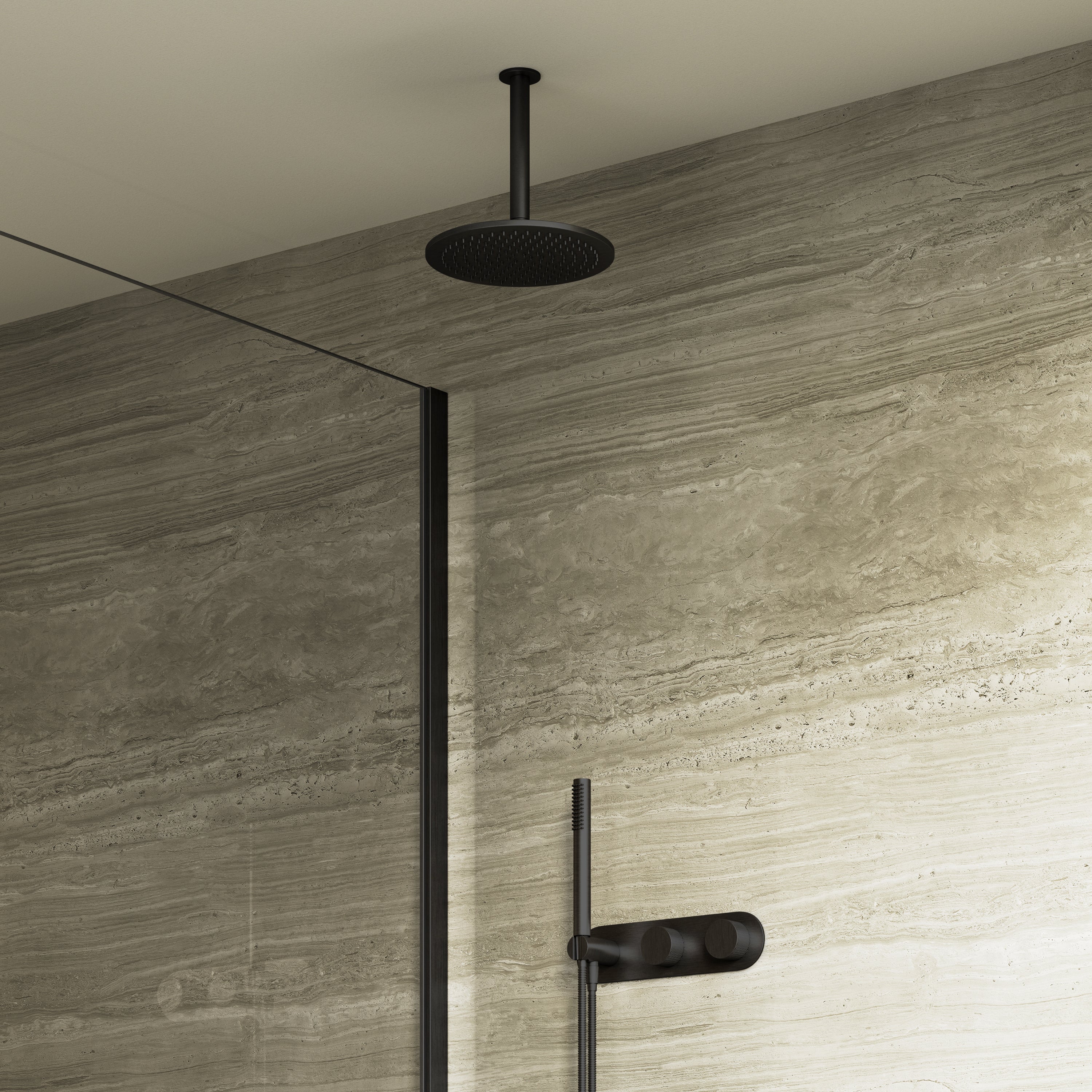 Image of Strata 2-Way Thermostatic Shower Set – 10