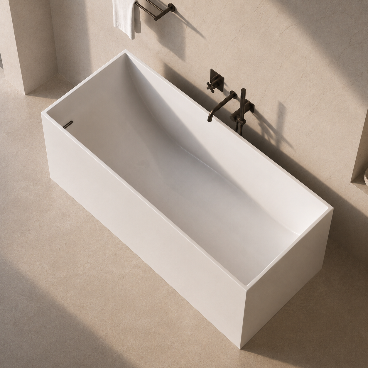 Image of Bloc Freestanding Bath