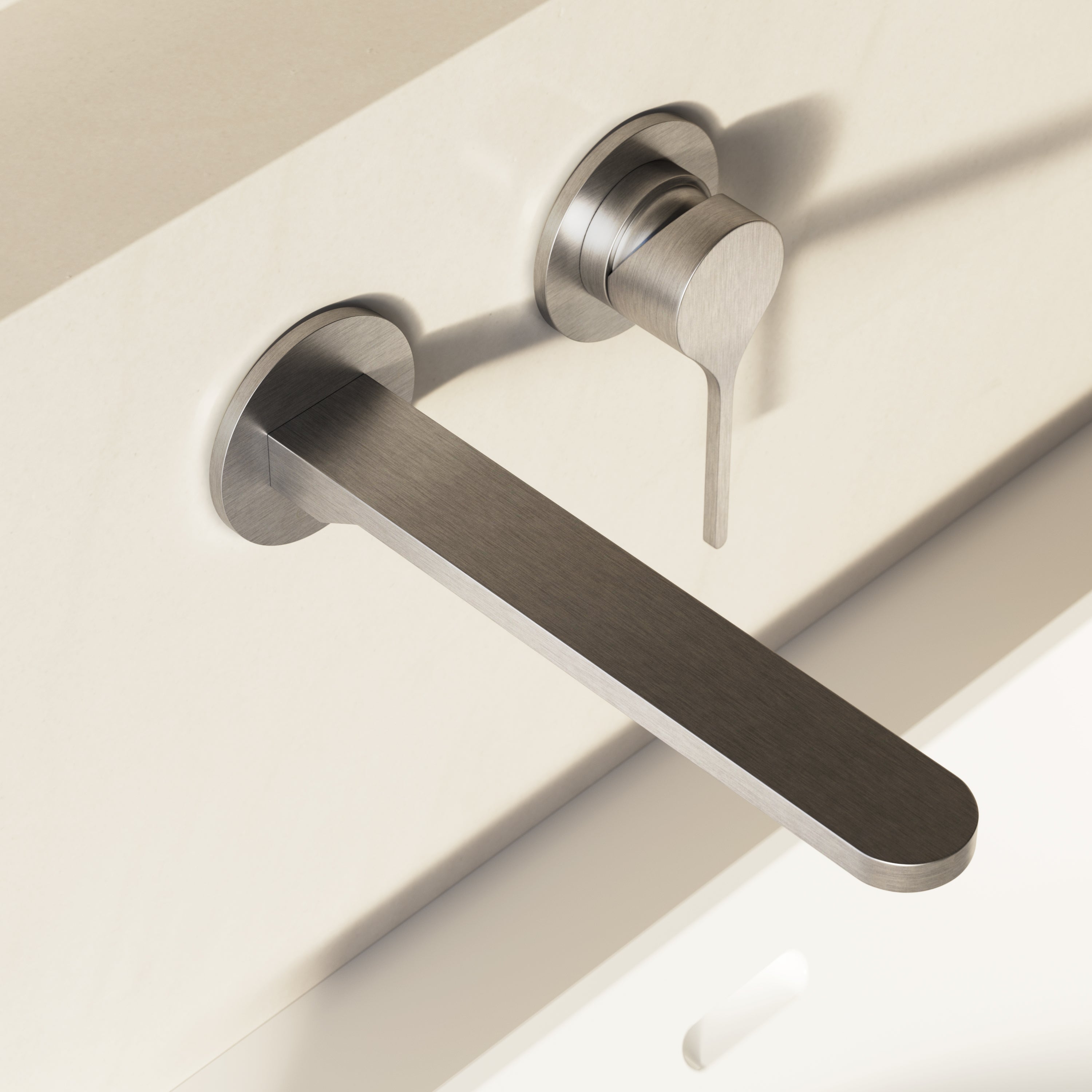Image of Arc Basin Mixer – Long Spout