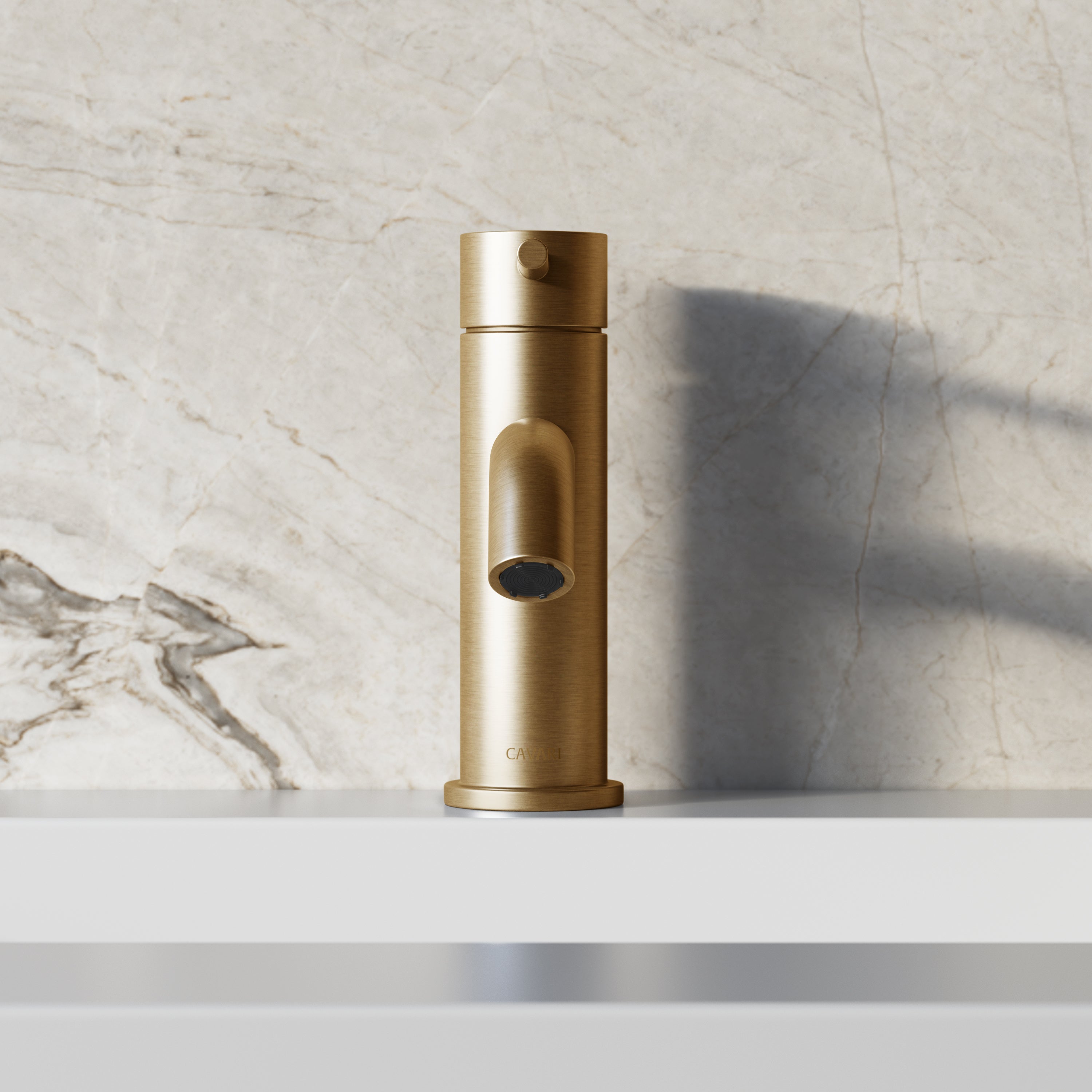 Image of Origin Short Basin Mixer (Curved Spout)