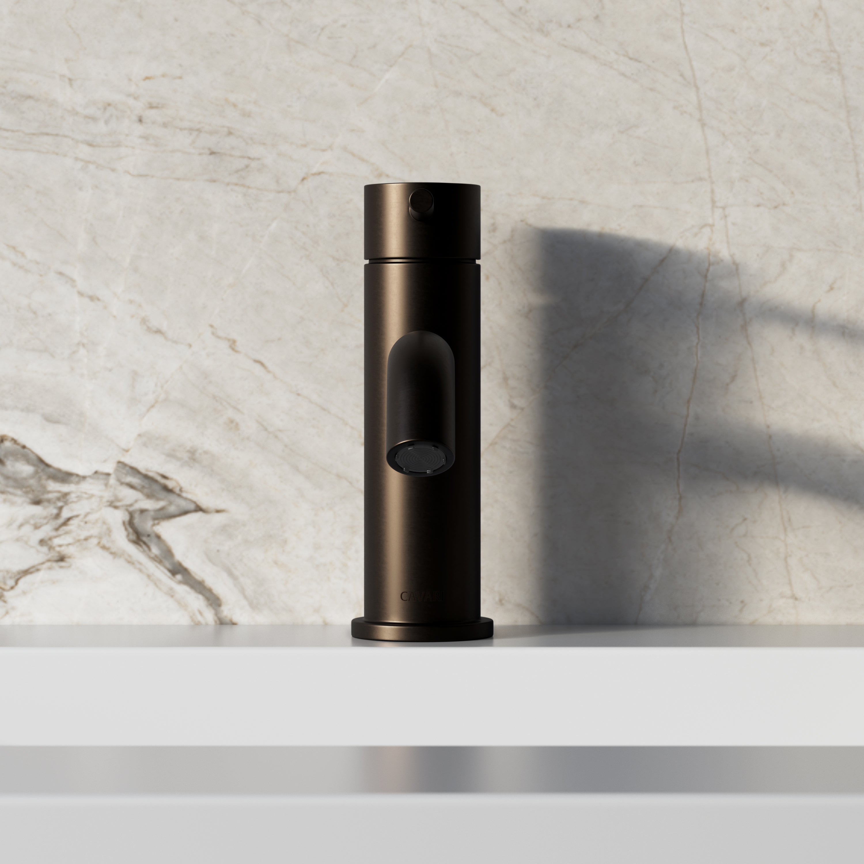Image of Origin Short Basin Mixer (Curved Spout)