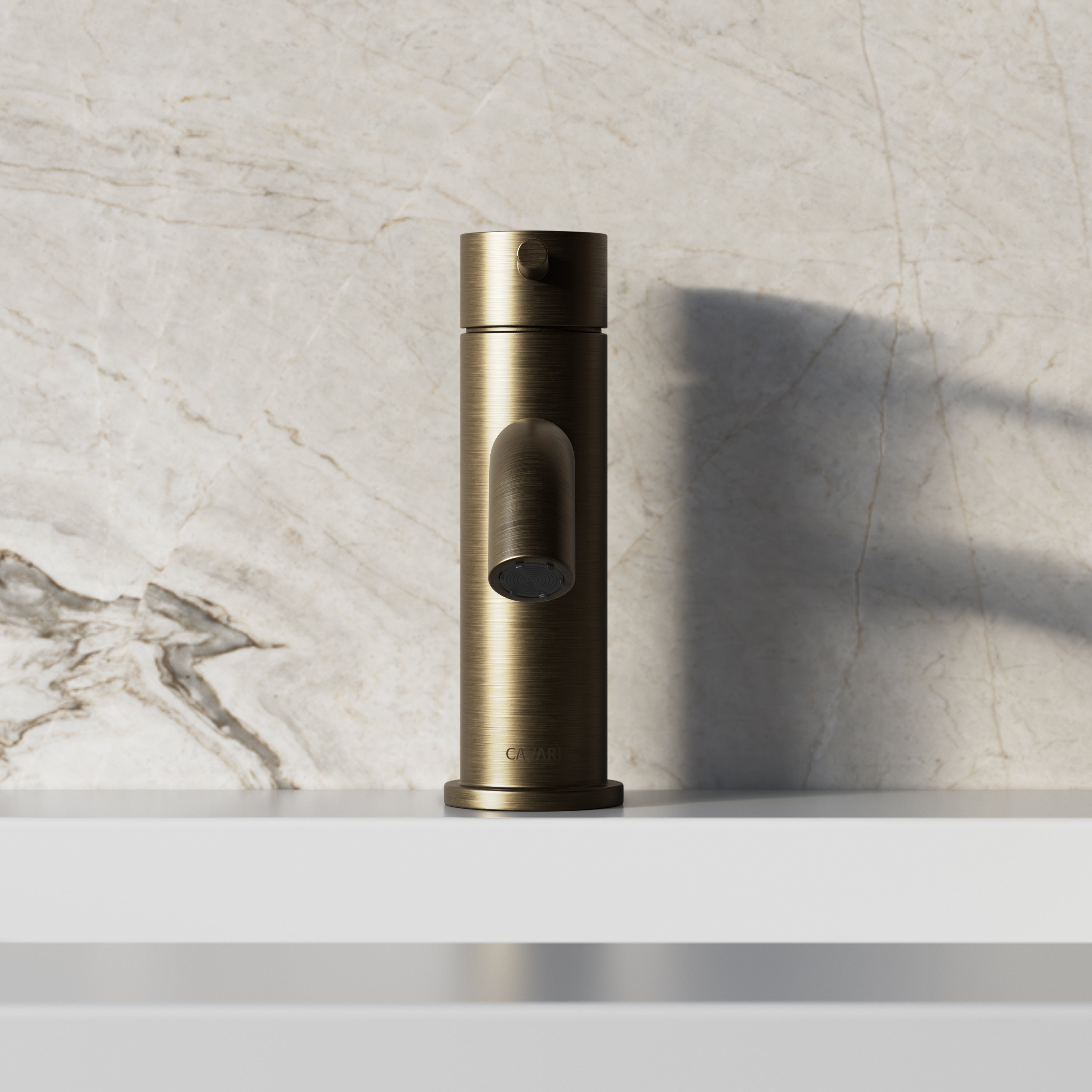 Image of Origin Short Basin Mixer (Curved Spout)