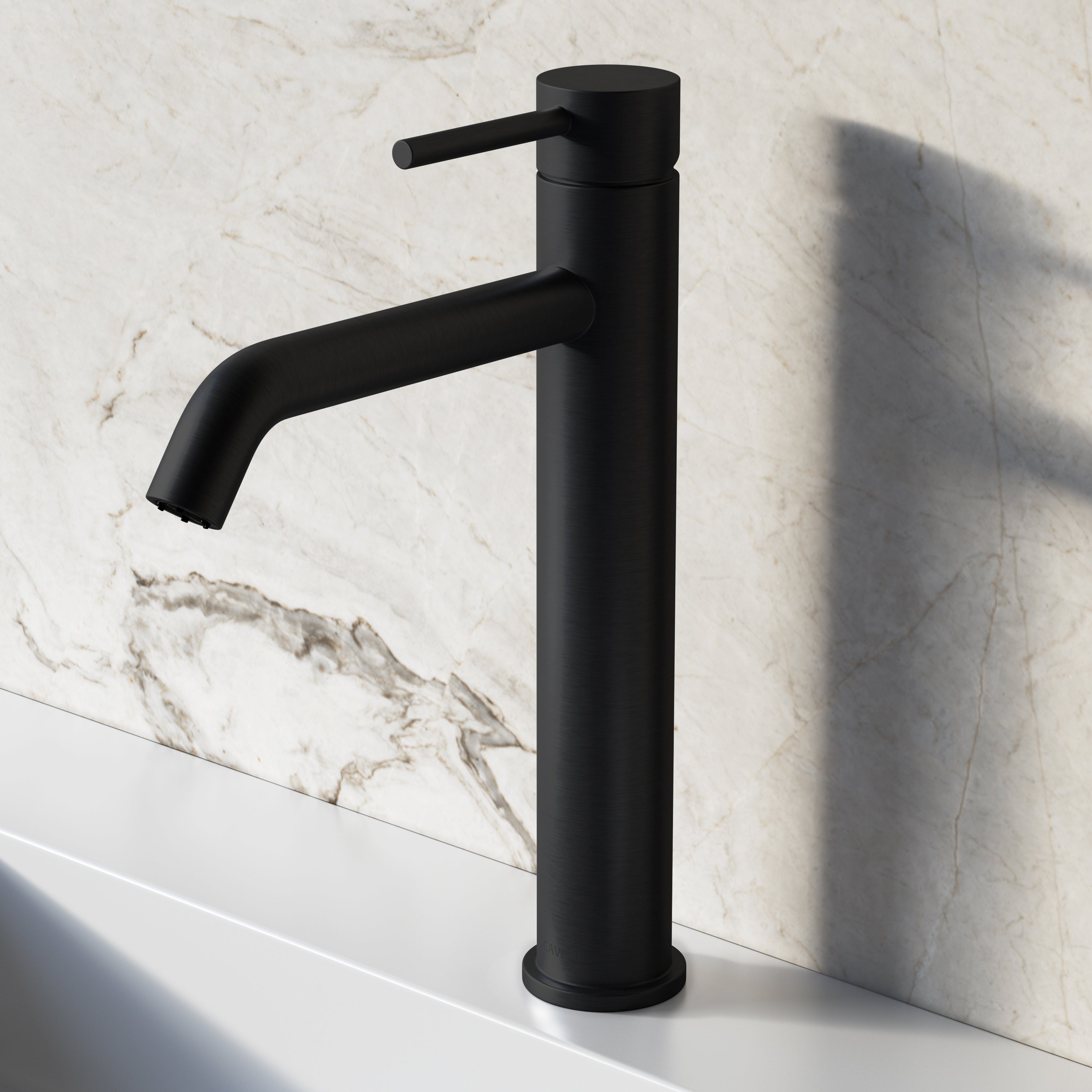 Image of Origin Tall Basin Mixer (Curved Spout)