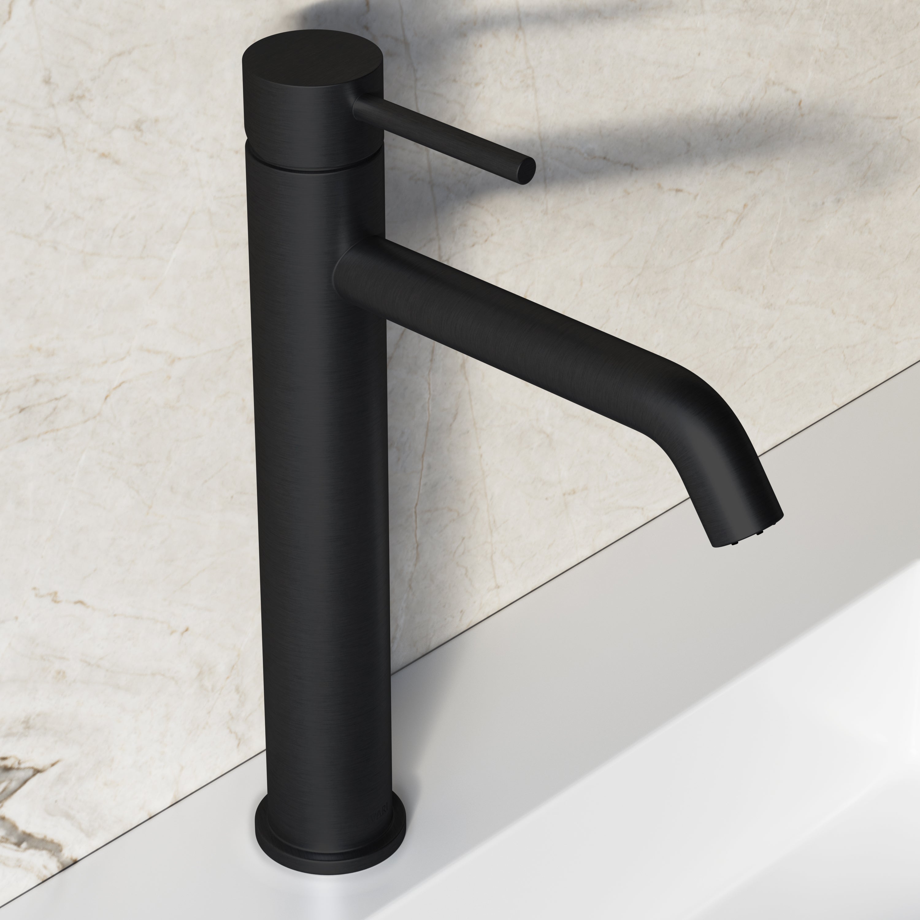 Image of Origin Tall Basin Mixer (Curved Spout)
