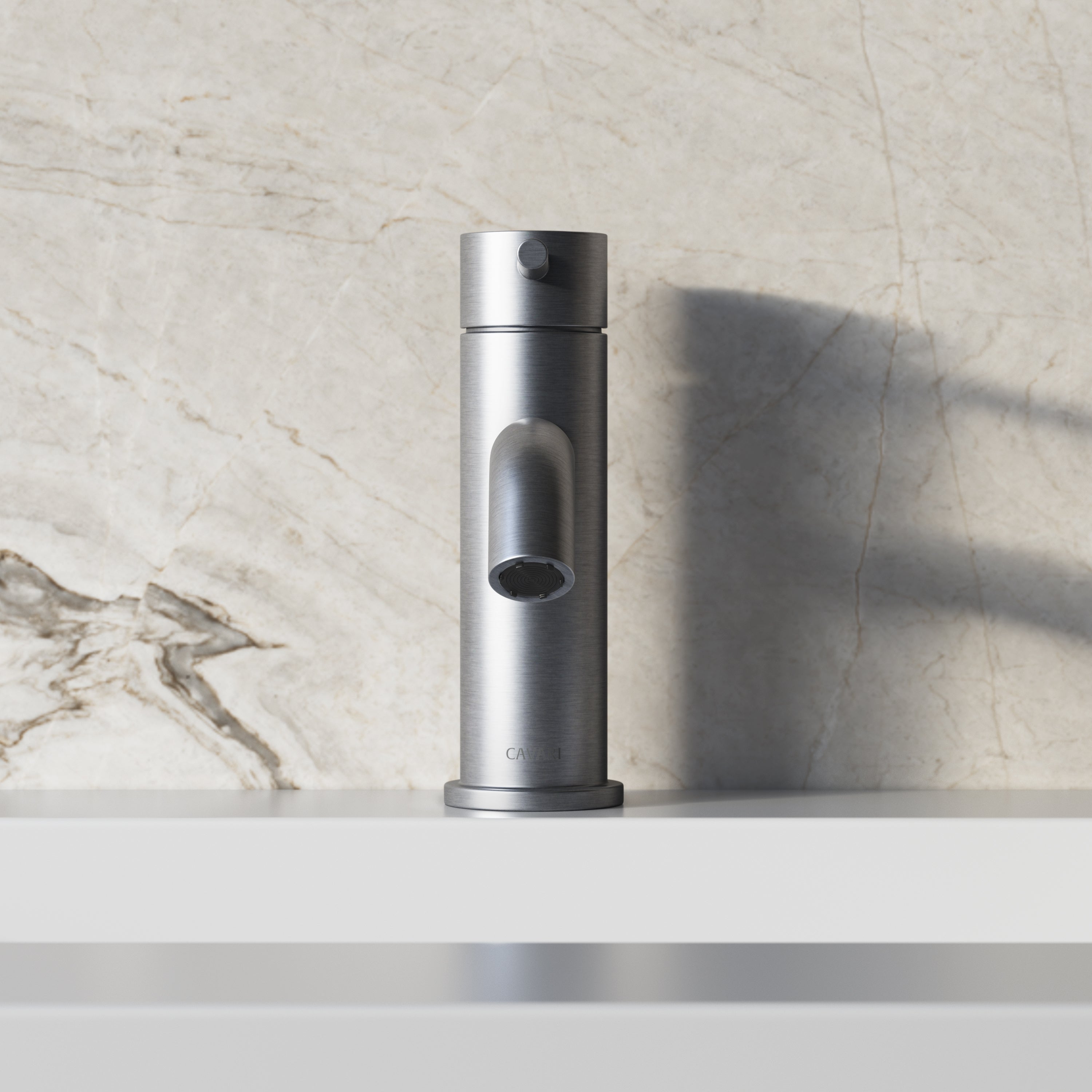 Image of Origin Short Basin Mixer (Curved Spout)
