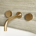 Strata Wall Mounted Basin Tap – Double Handle, Long Spout