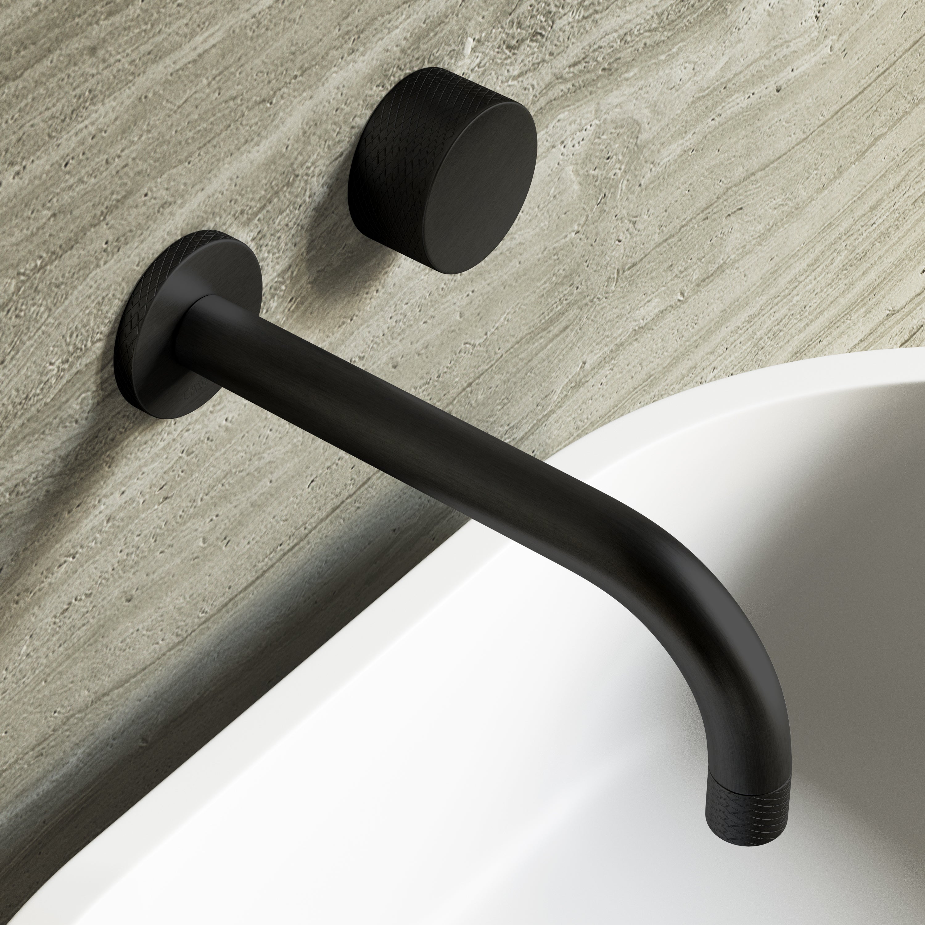 Image of Strata Wall Mounted Basin Tap – Long Spout