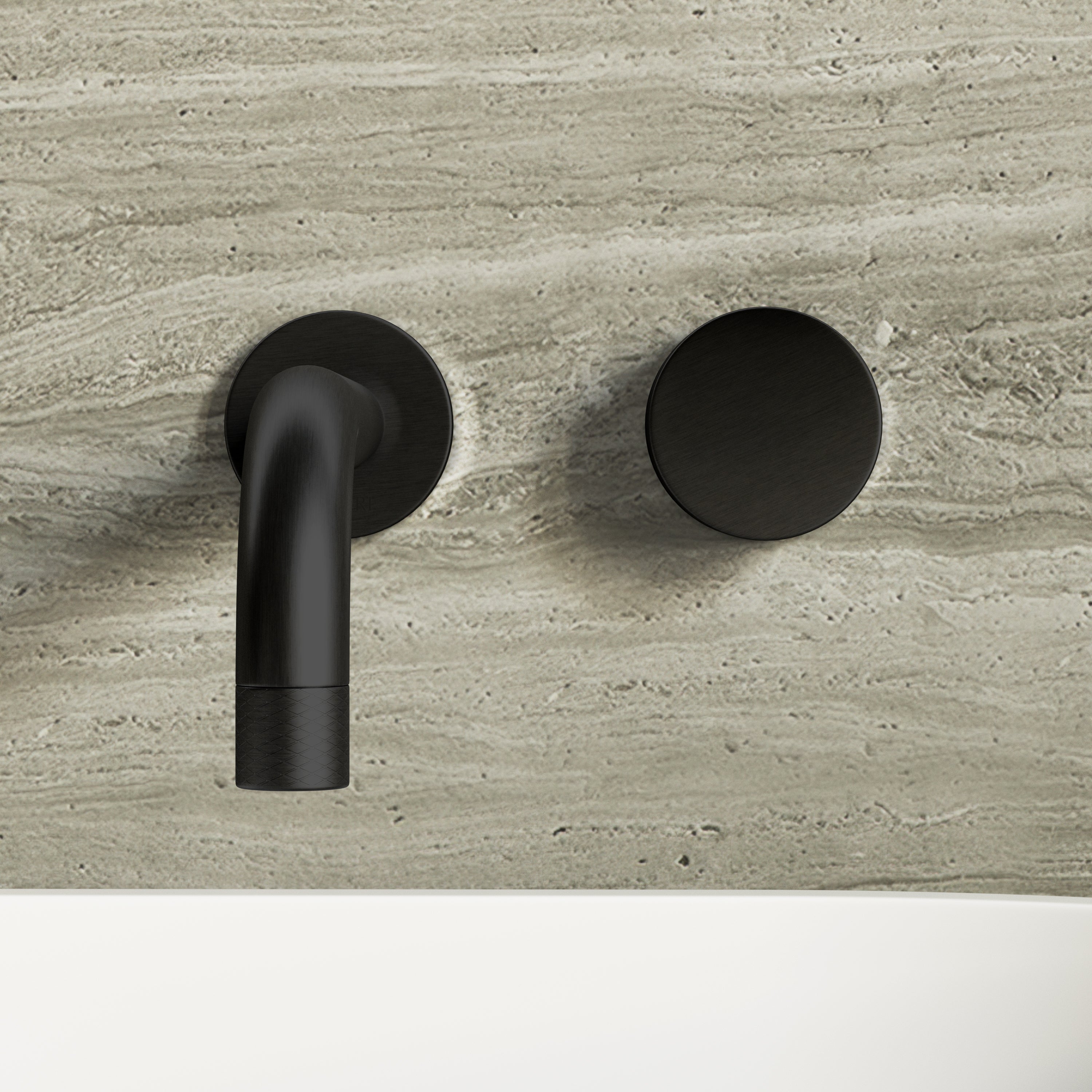 Image of Strata Wall Mounted Basin Tap – Long Spout