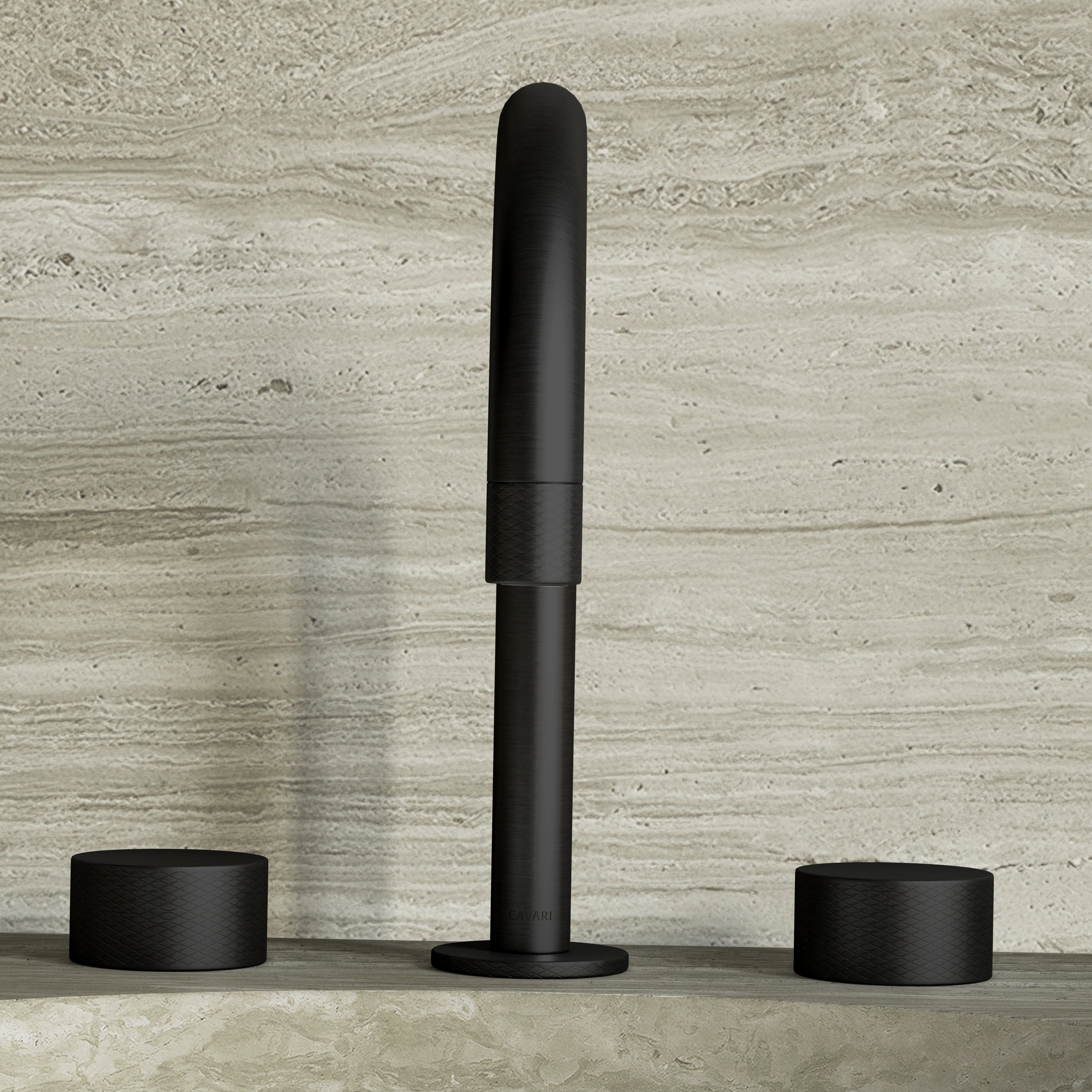 Image of Strata Deck Mounted Basin Tap – Double Handle