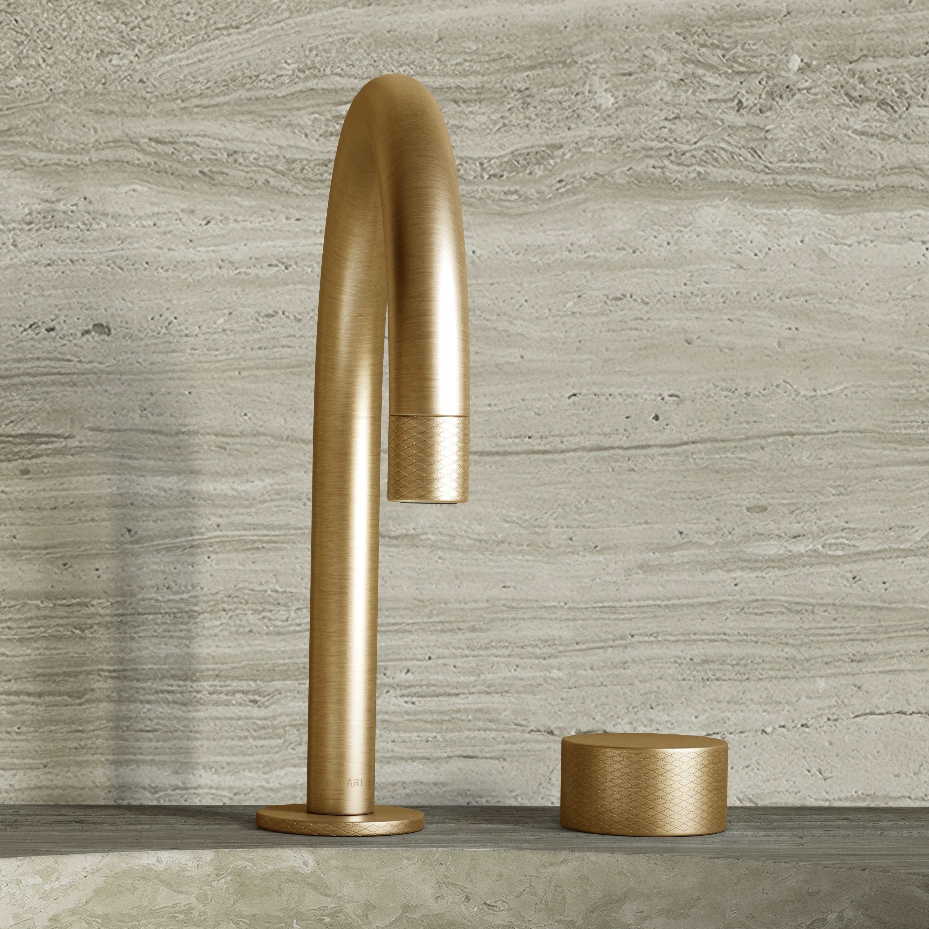 Image of Strata Deck Mounted Basin Tap
