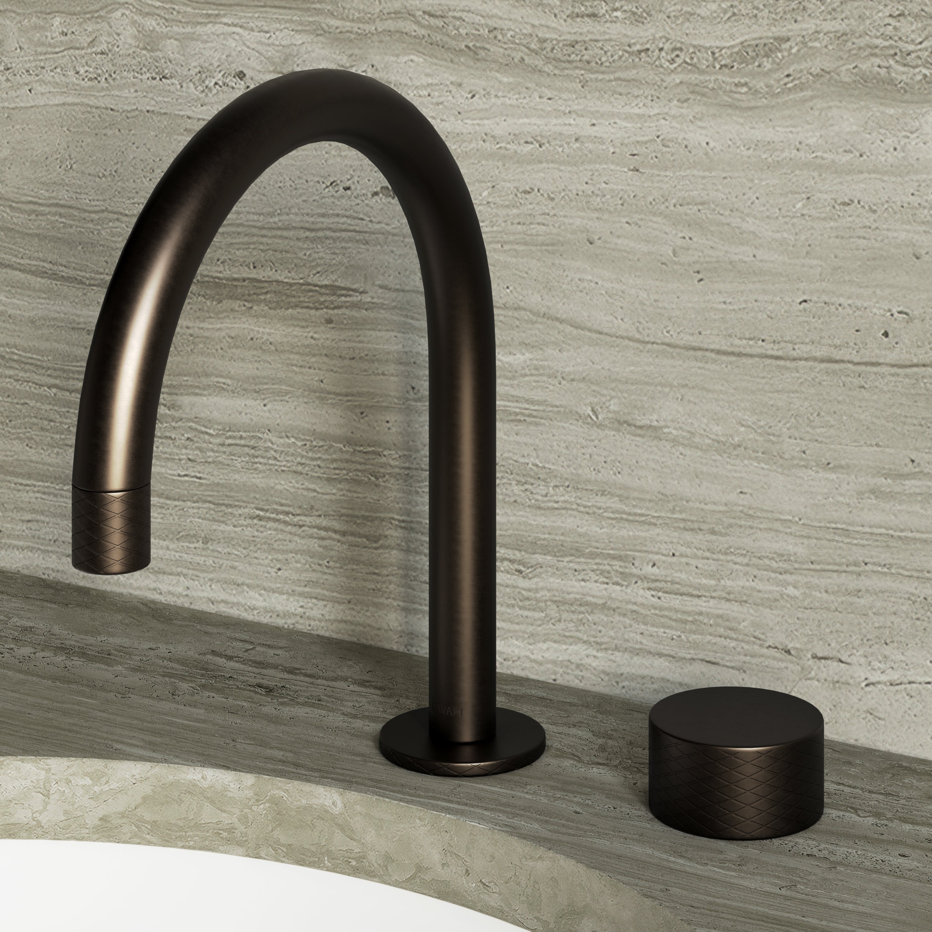 Image of Strata Deck Mounted Basin Tap