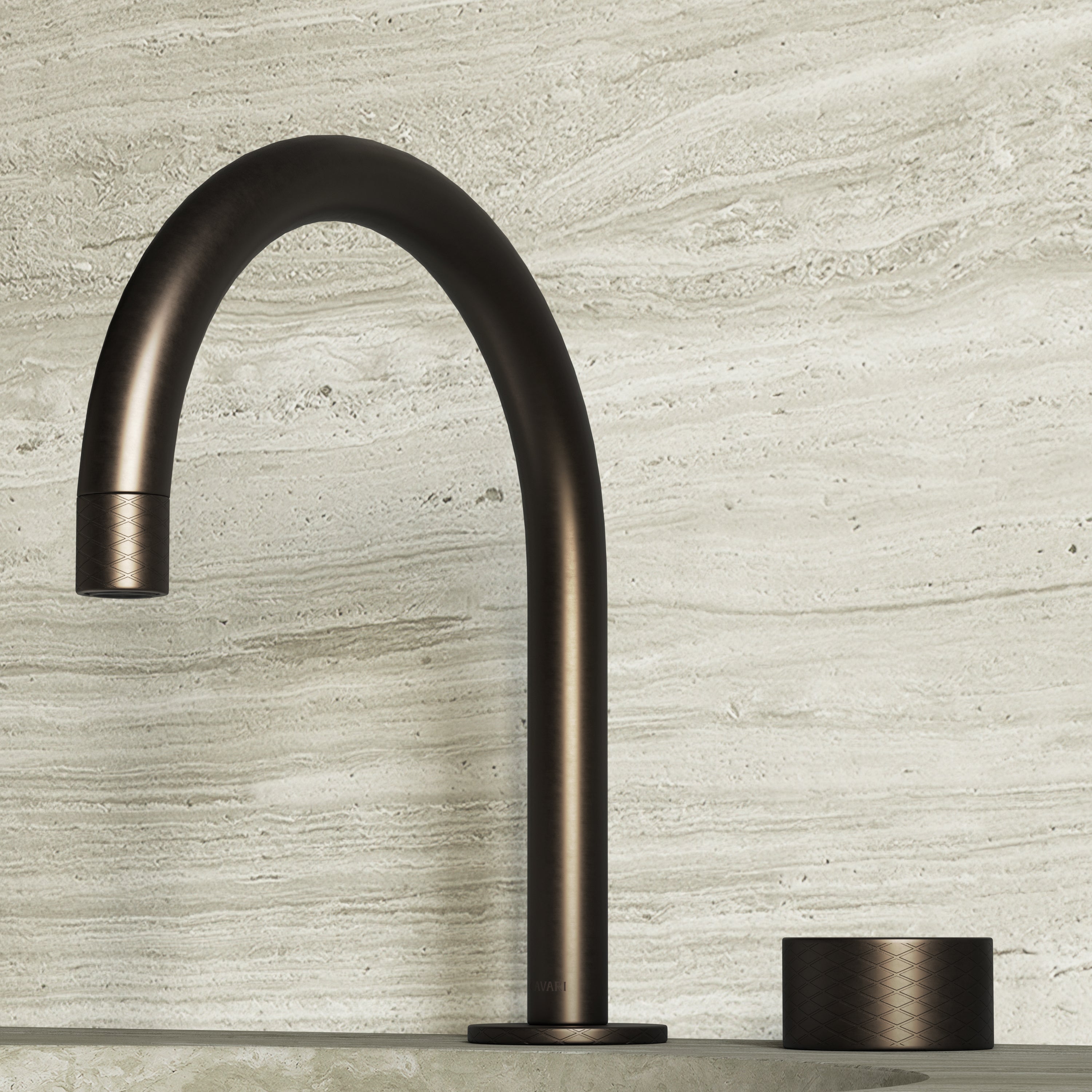 Image of Strata Deck Mounted Basin Tap