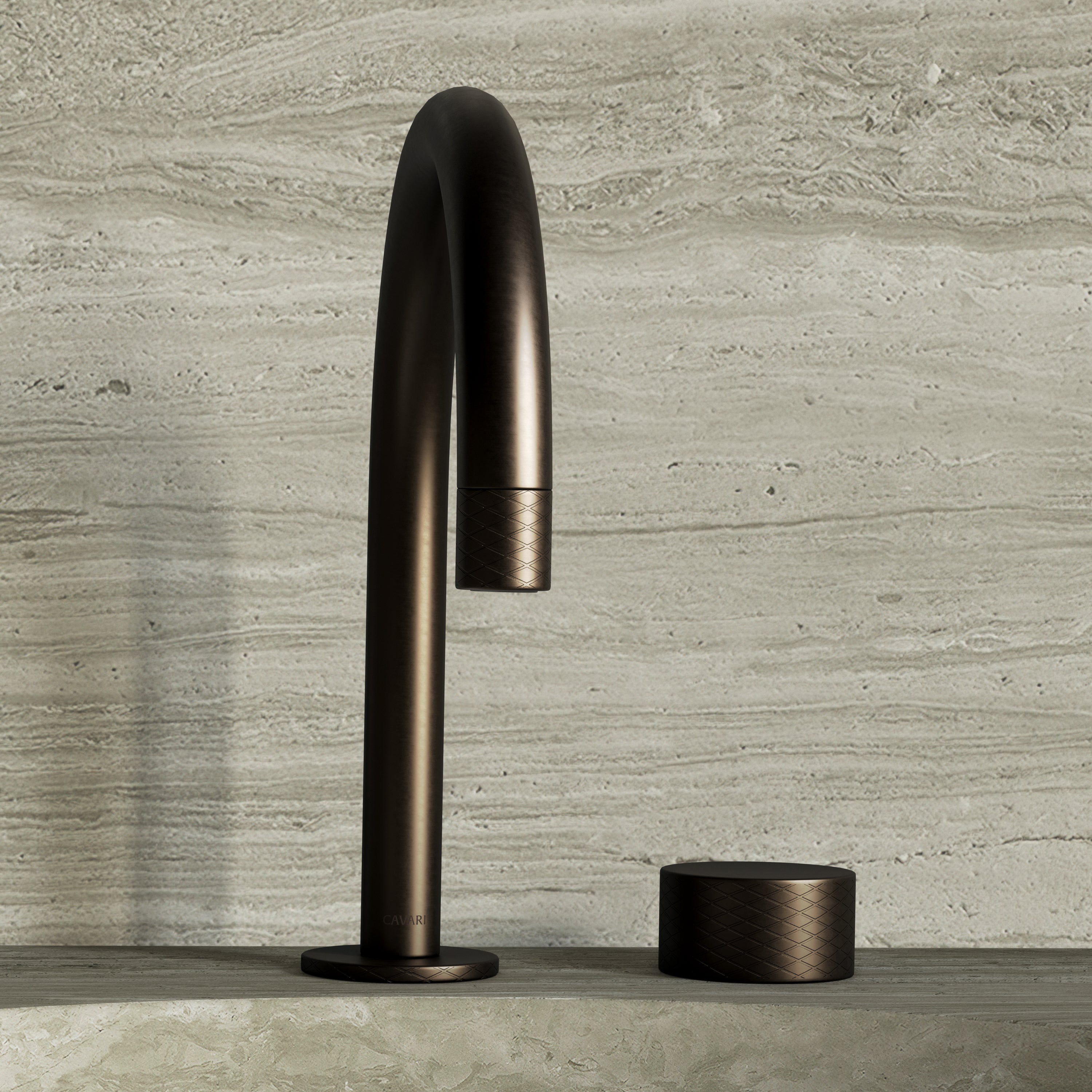 Image of Strata Deck Mounted Basin Tap