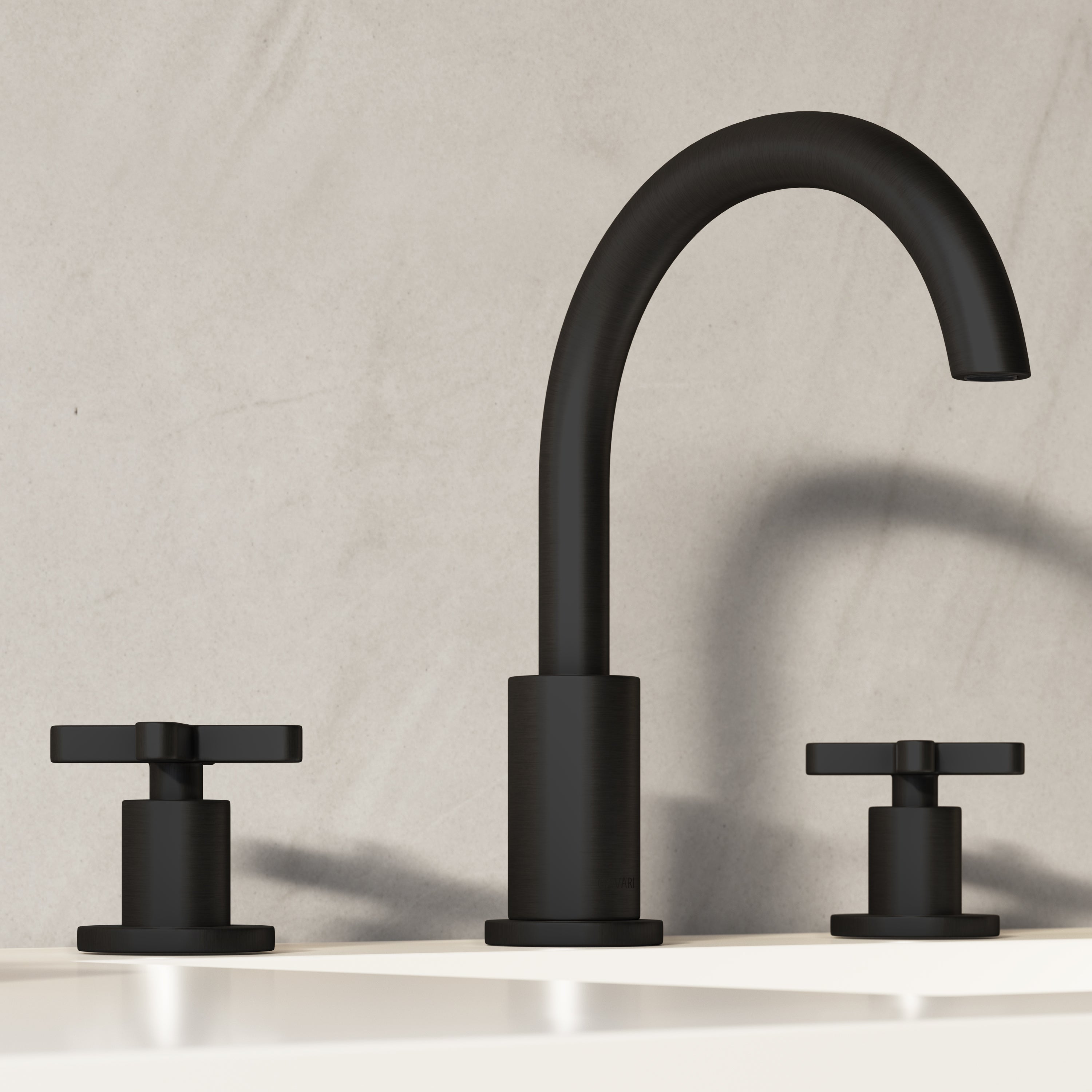 Image of Axiom Double Handle Deck Mounted Basin Tap