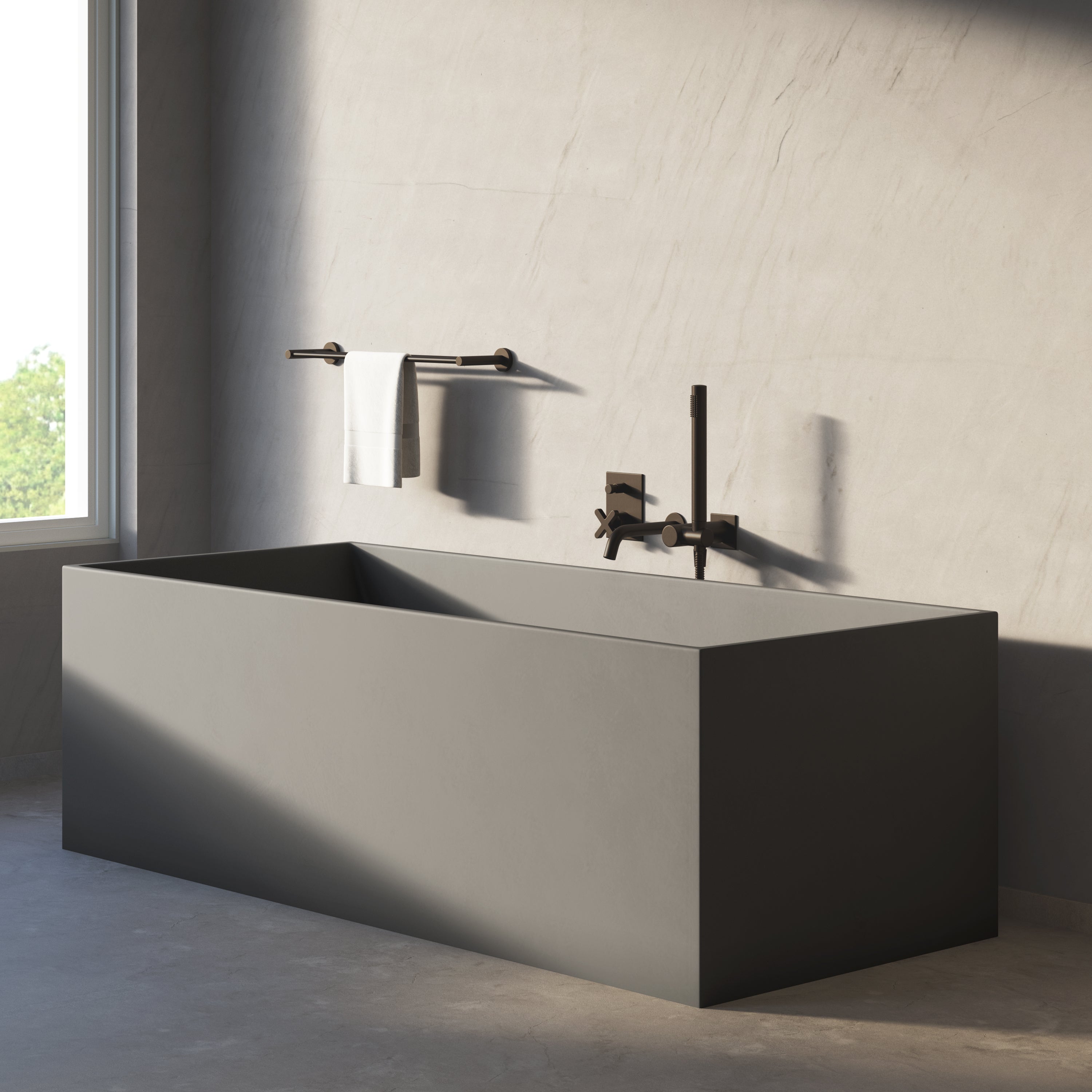 Image of Bloc Freestanding Bath