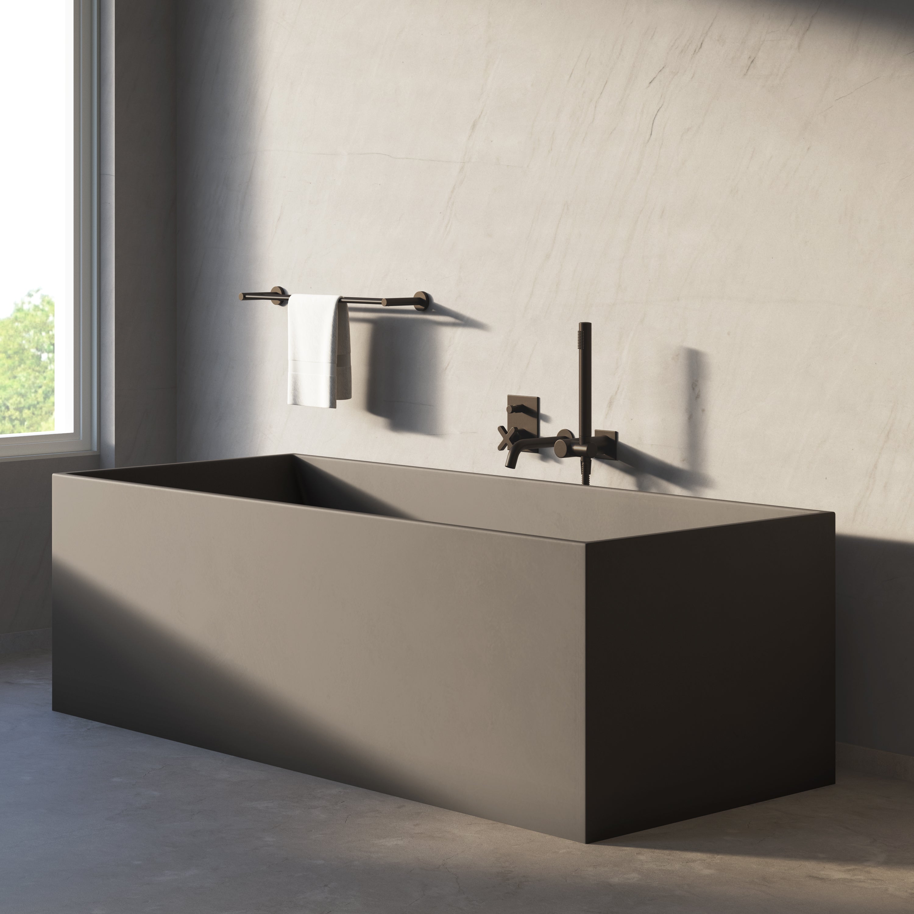 Image of Bloc Freestanding Bath