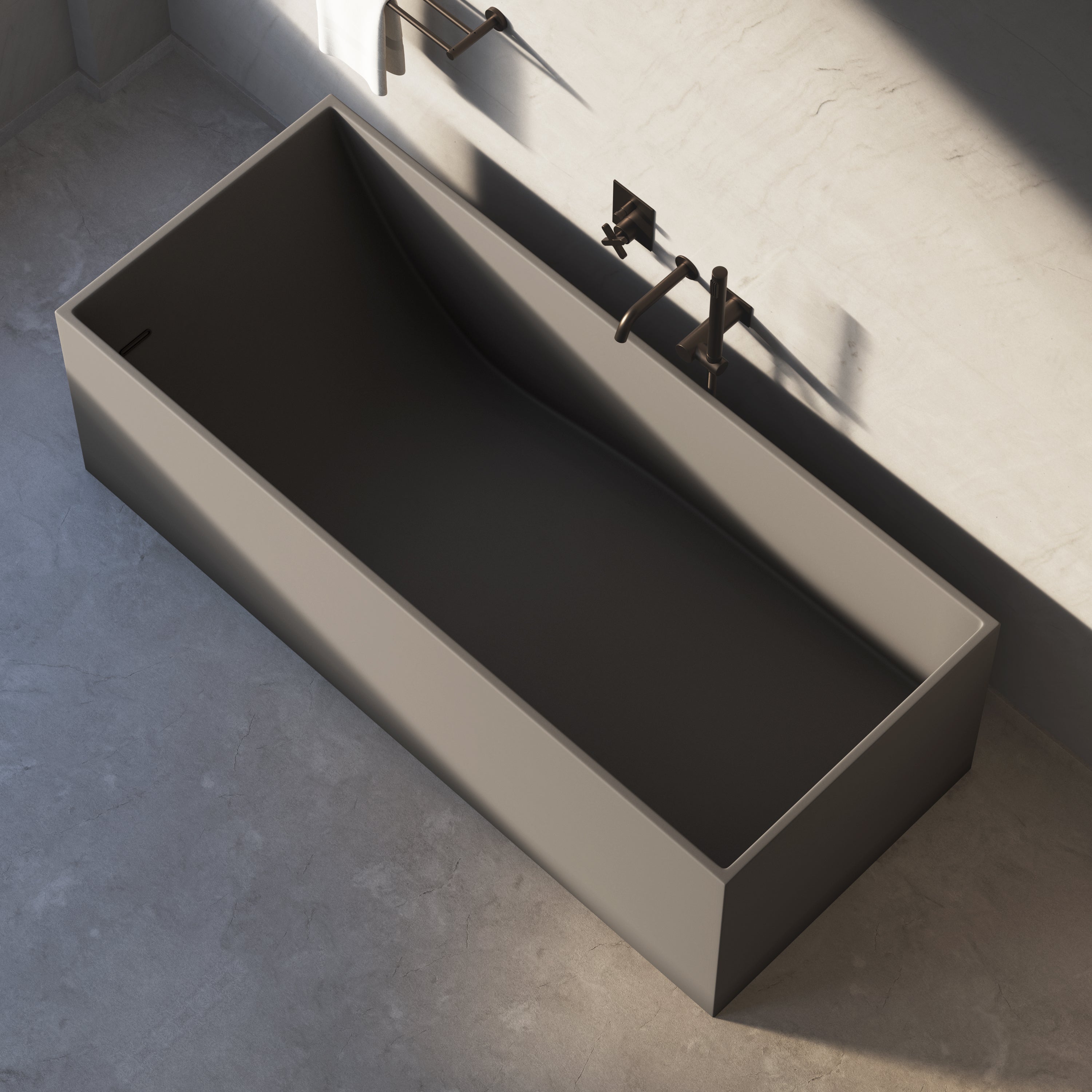 Image of Bloc Freestanding Bath