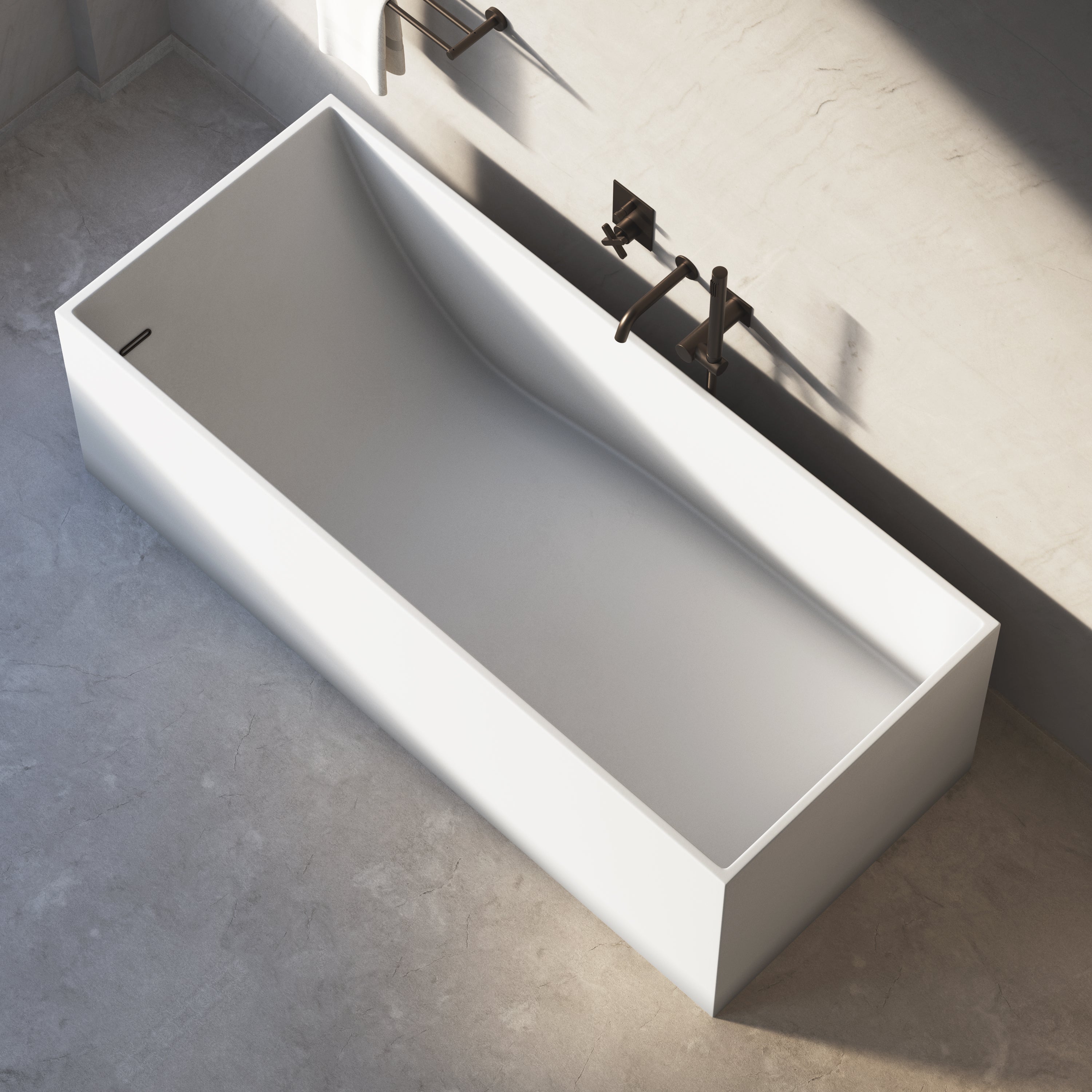 Image of Bloc Freestanding Bath