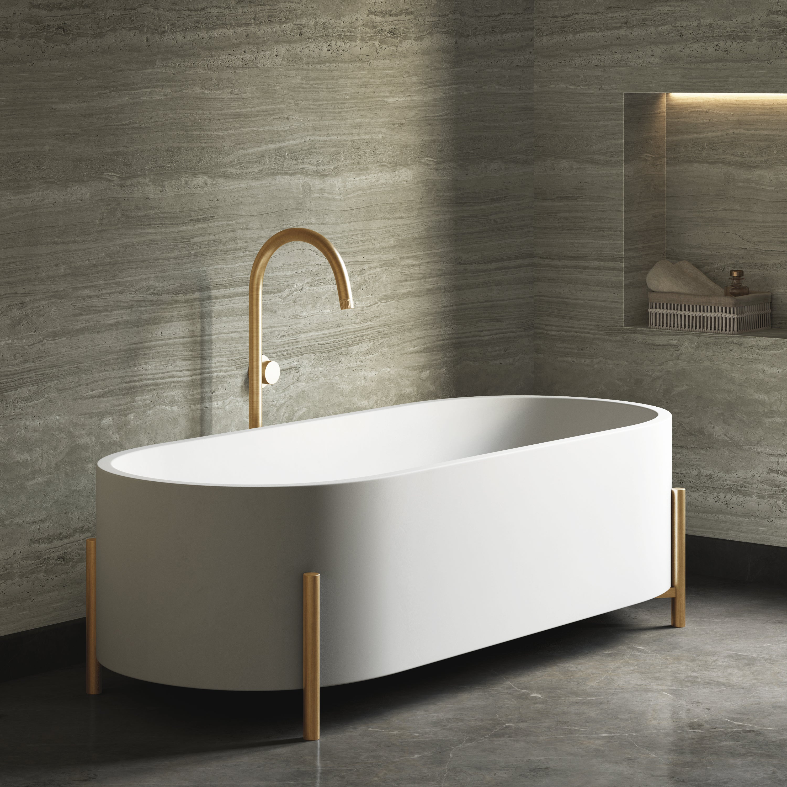 Image of Pietra Freestanding Bath