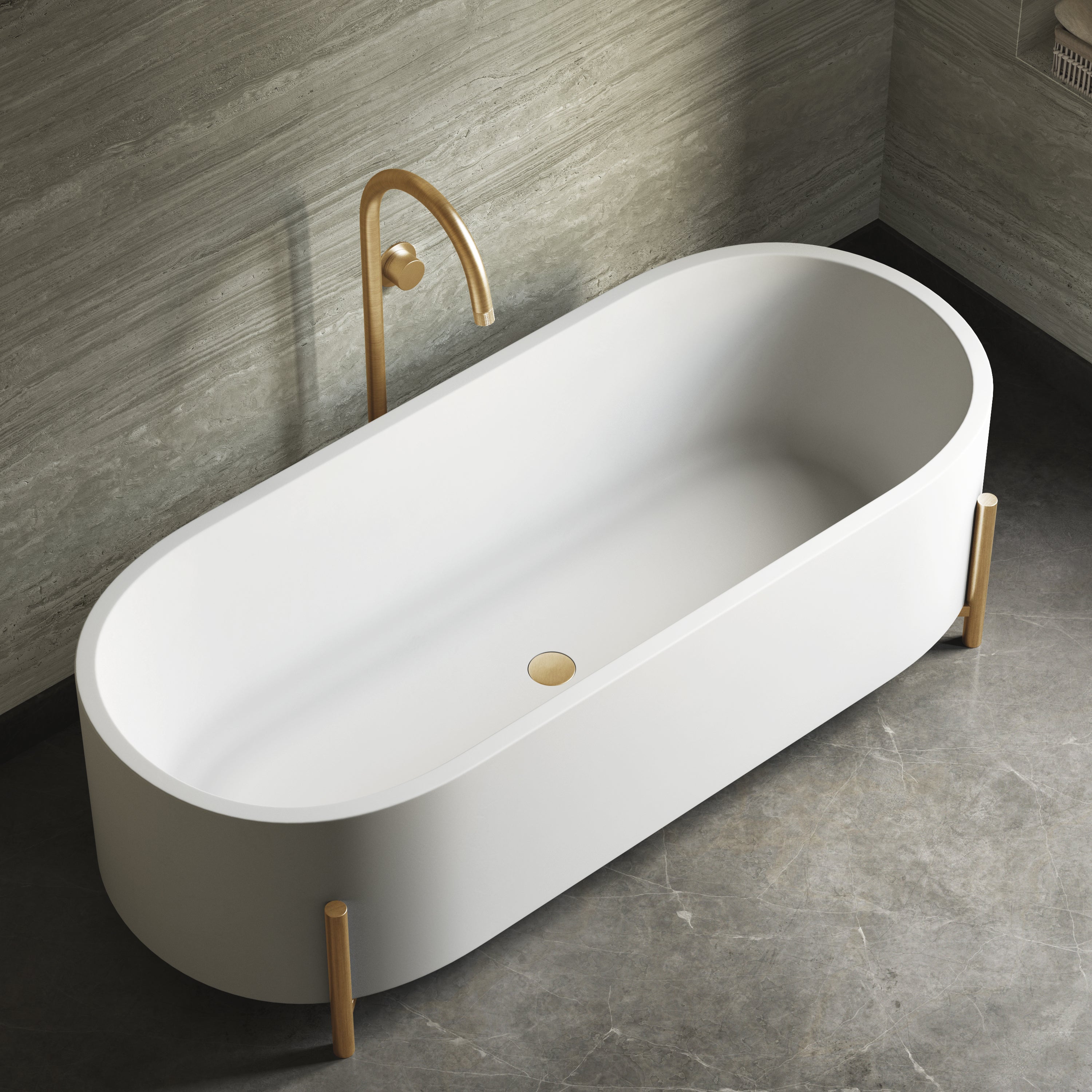Image of Pietra Freestanding Bath