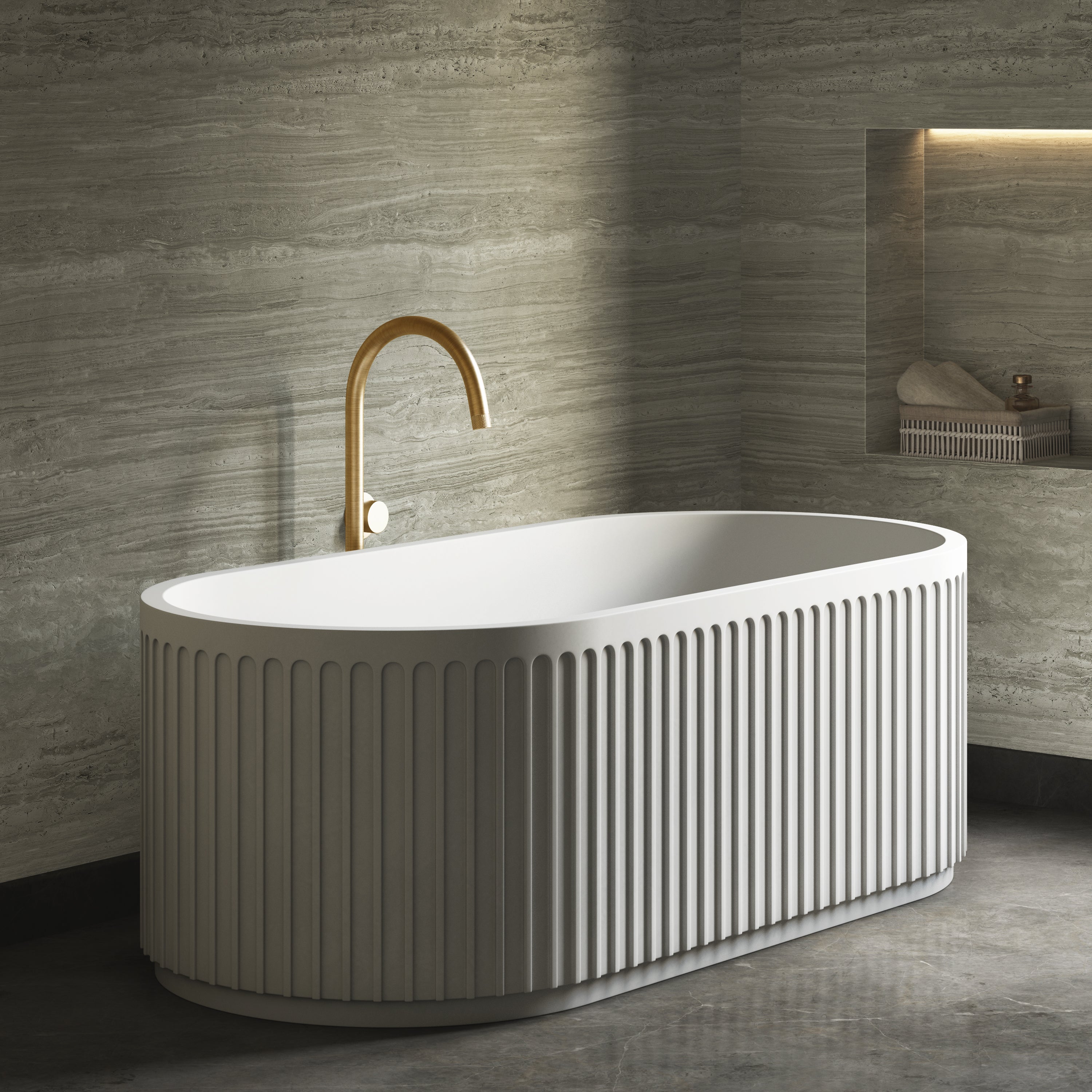 Image of Tambour Freestanding Bath