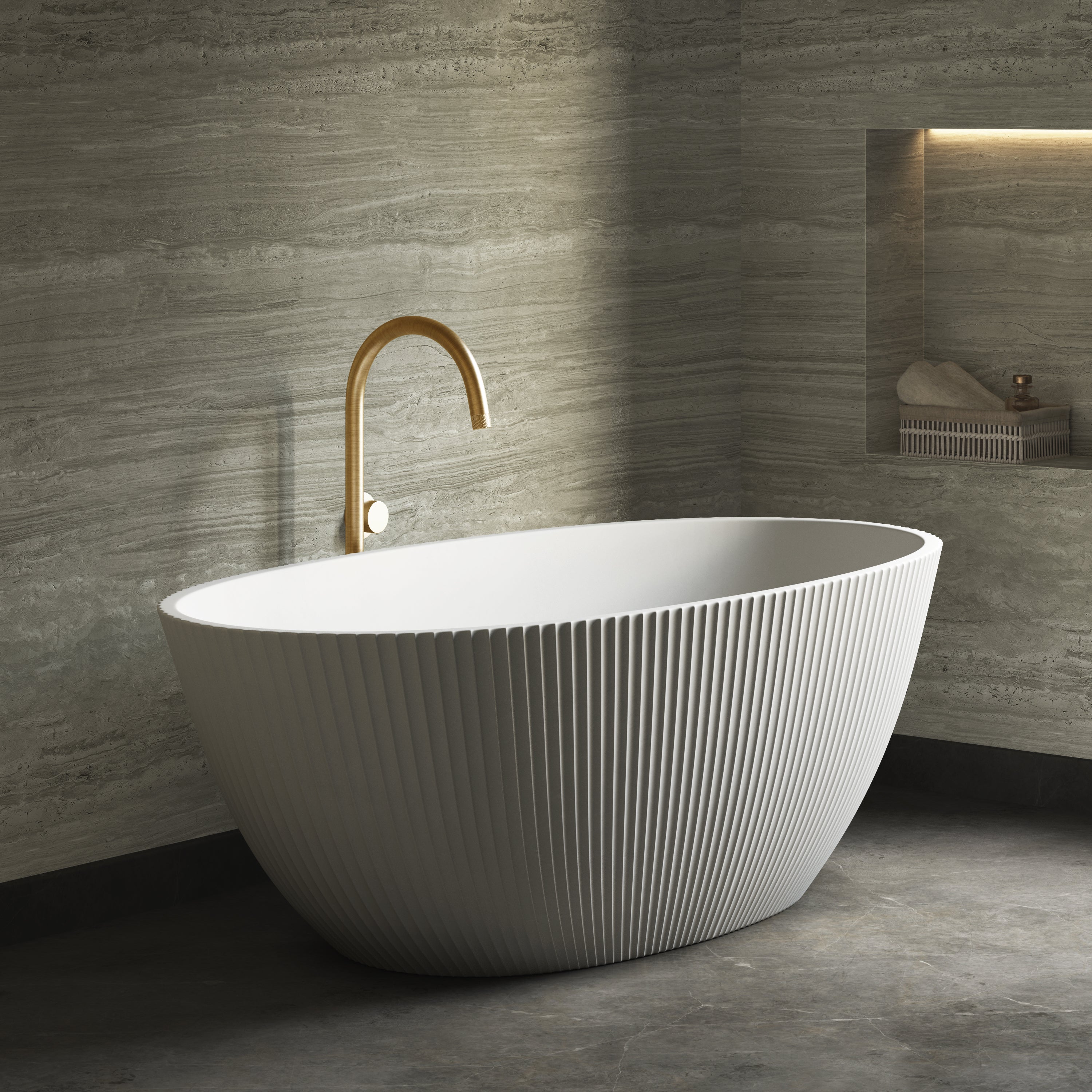 Image of Ripple Freestanding Bath
