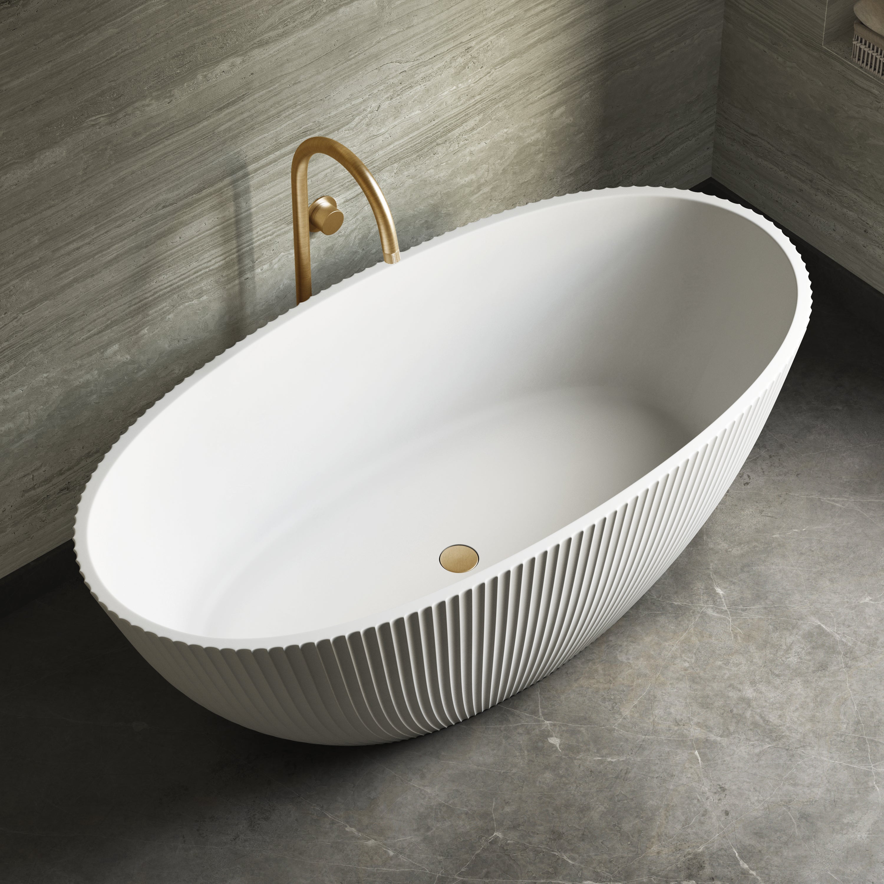 Image of Ripple Freestanding Bath