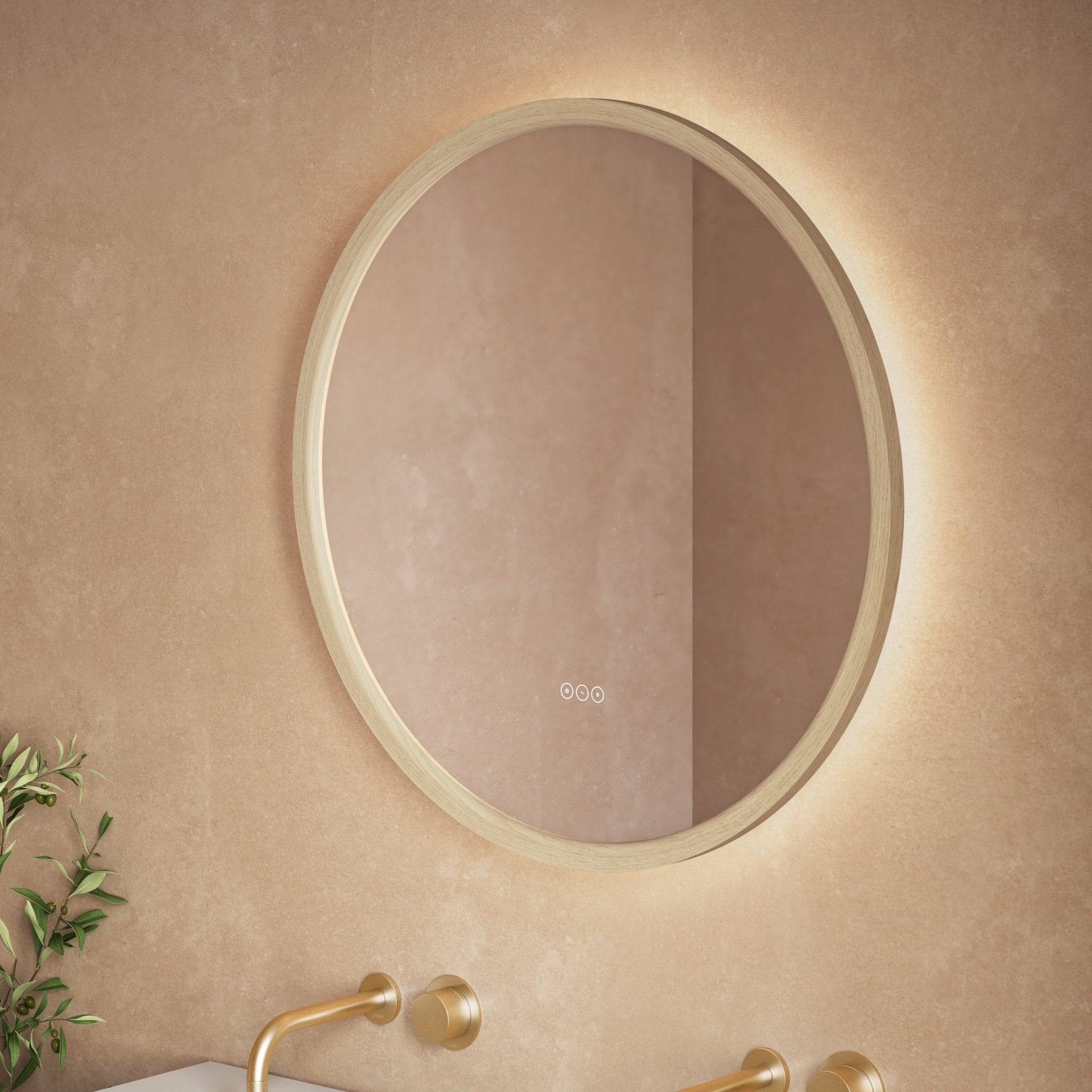 Image of Anello 800 Round LED Mirror - Cavari