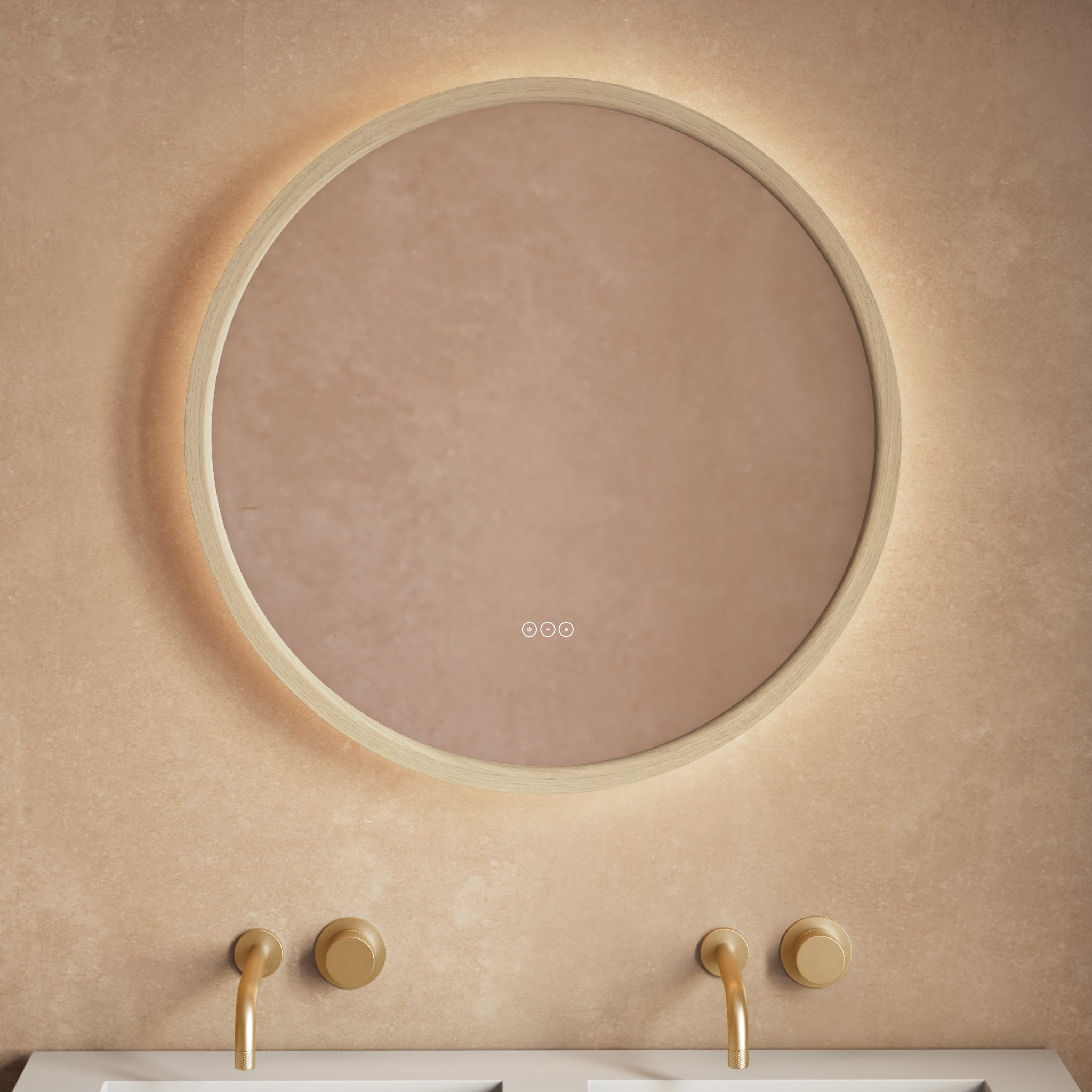 Image of Anello 800 Round LED Mirror - Cavari