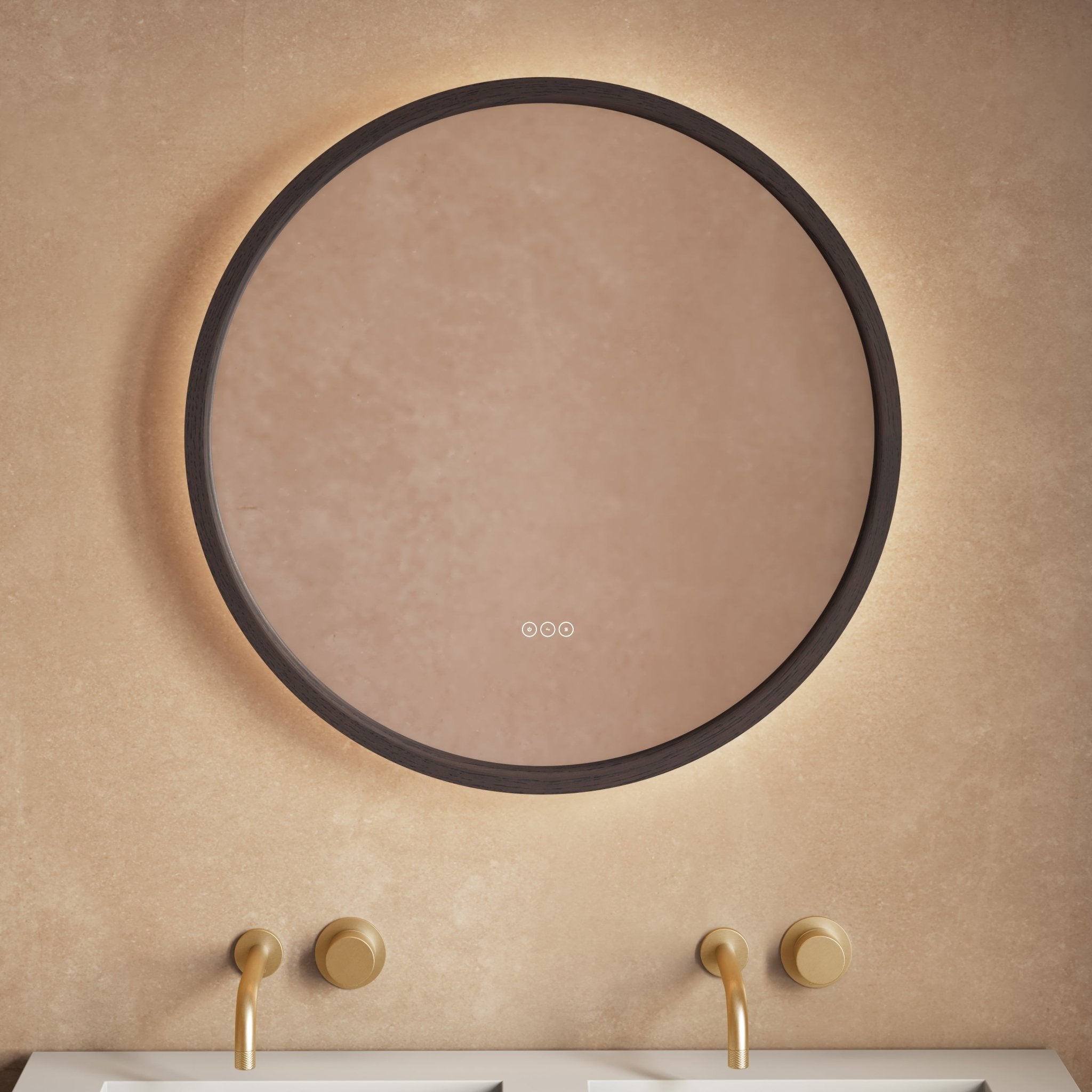 Image of Anello 800 Round LED Mirror - Cavari