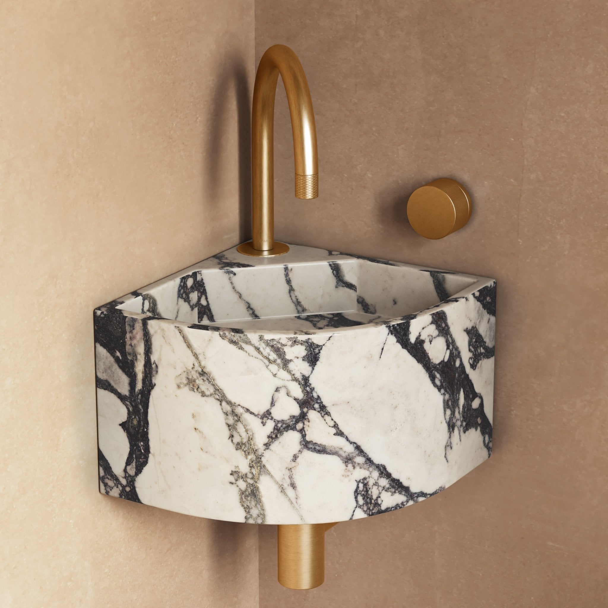 Image of Angolo Wall Basin - Cavari