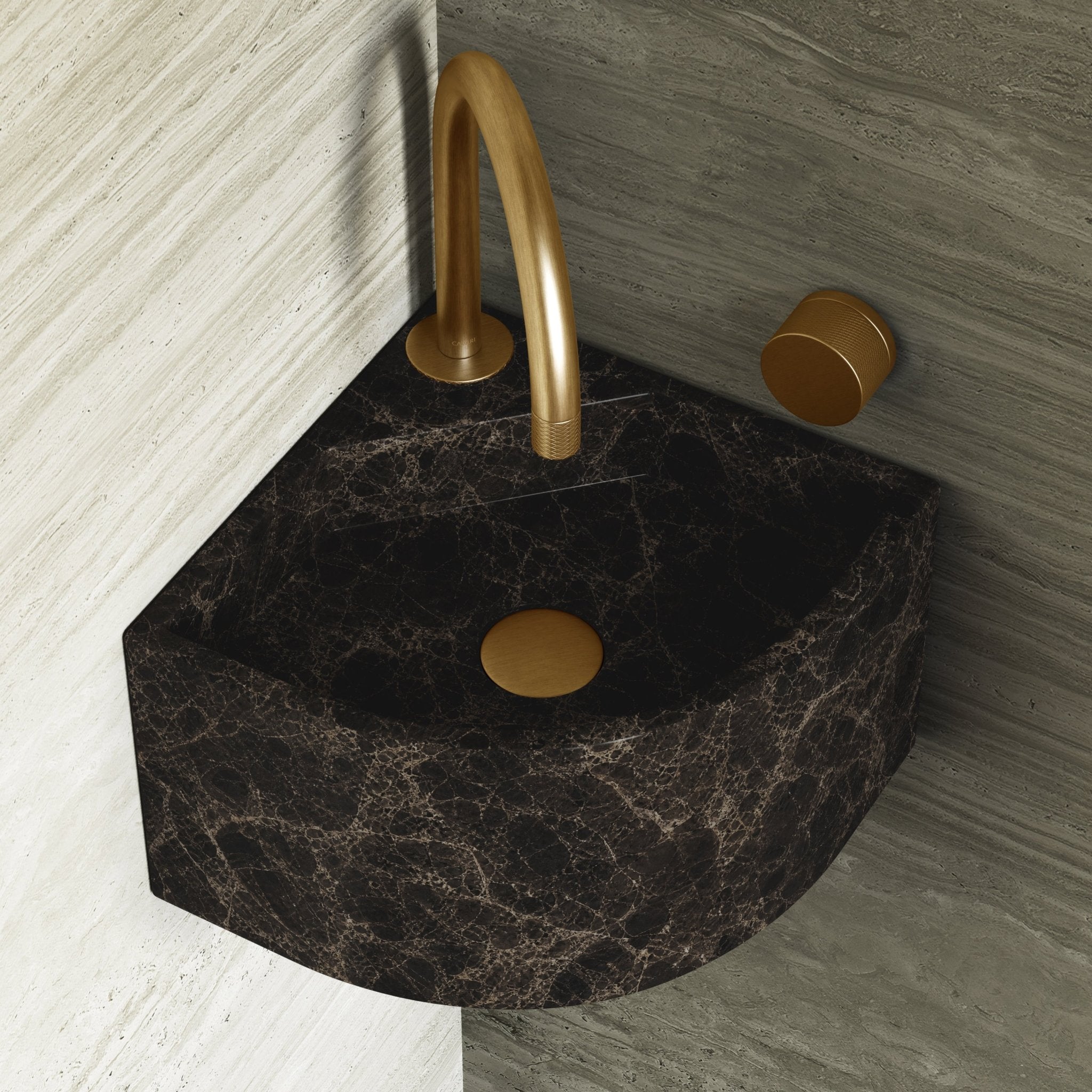 Image of Angolo Wall Basin - Cavari