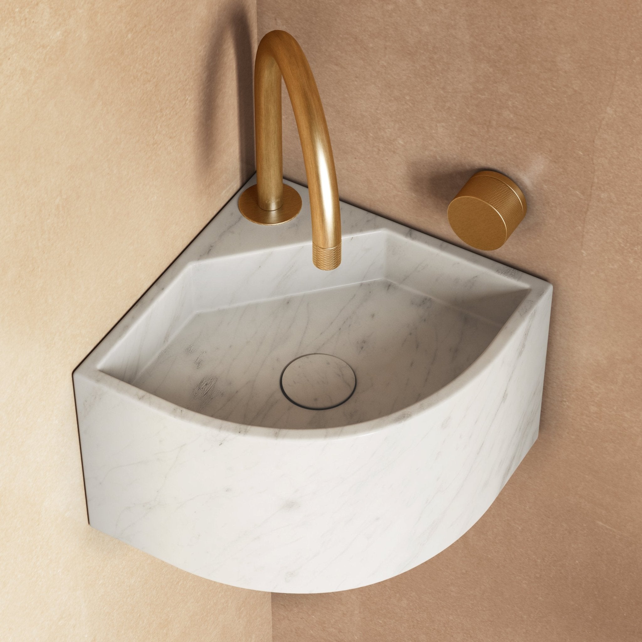 Image of Angolo Wall Basin - Cavari