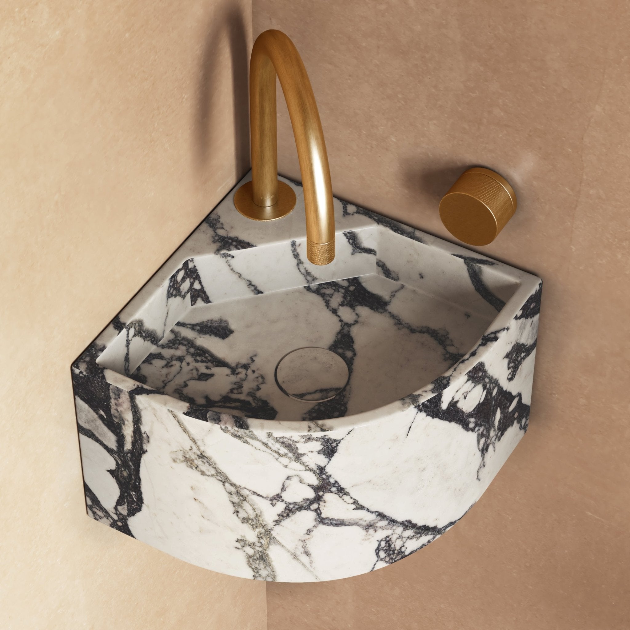 Image of Angolo Wall Basin - Cavari
