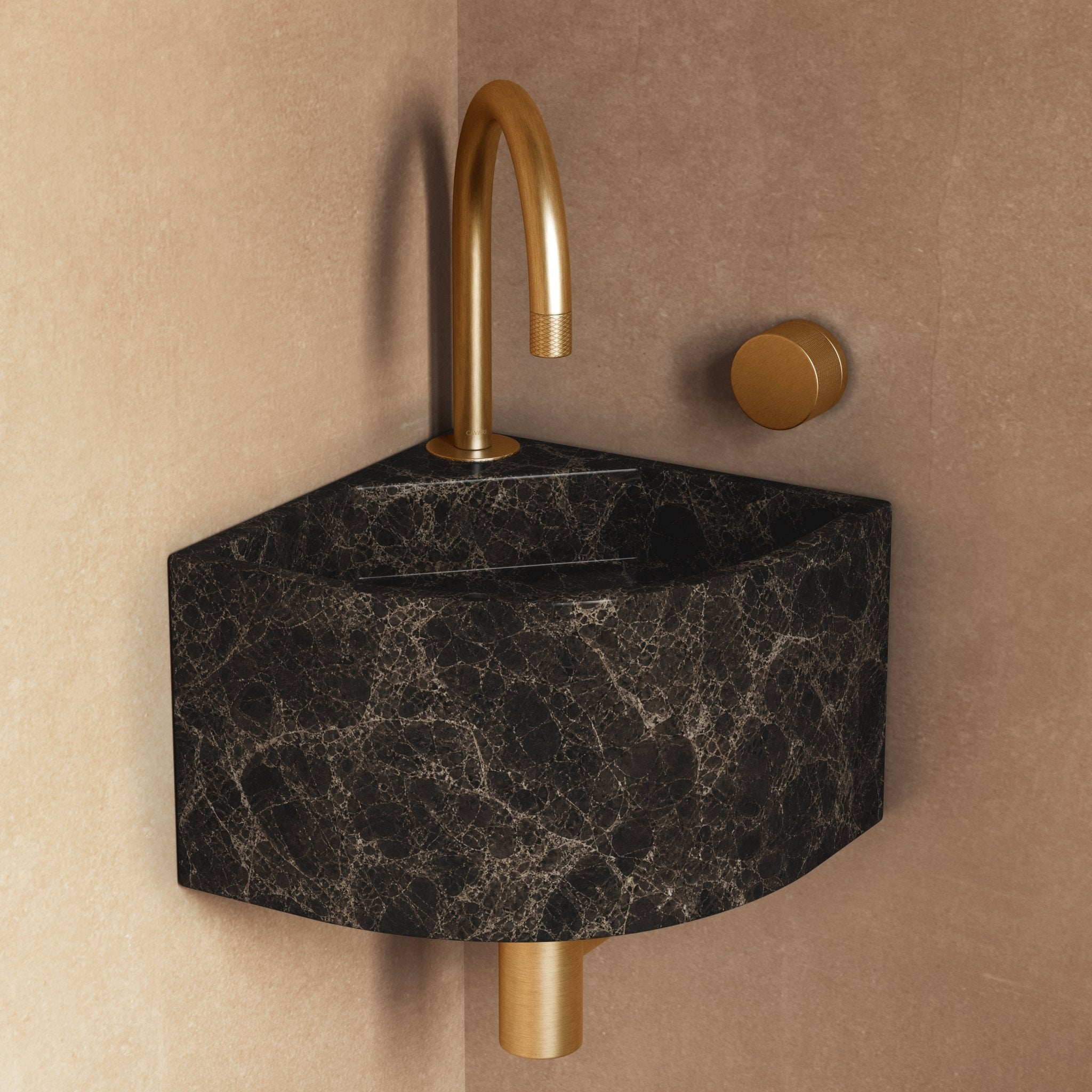 Image of Angolo Wall Basin - Cavari