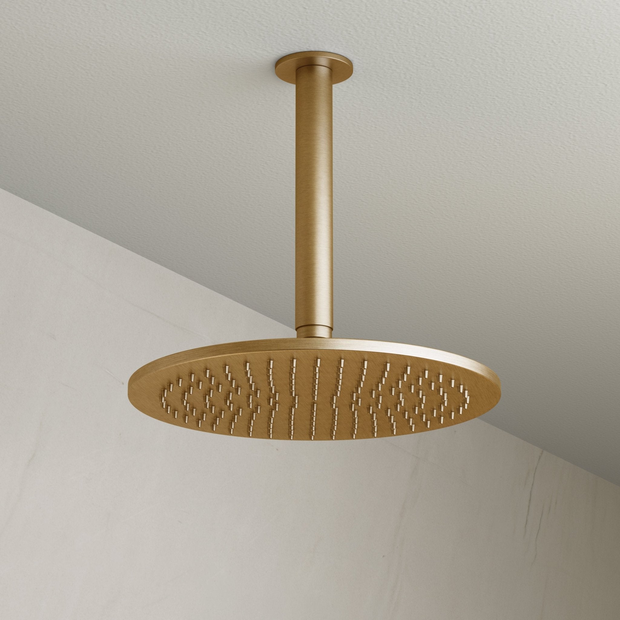 Image of Arc 2-Way Thermostatic Shower Set – Ceiling Mounted Overhead & Integrated Hand Shower - Cavari
