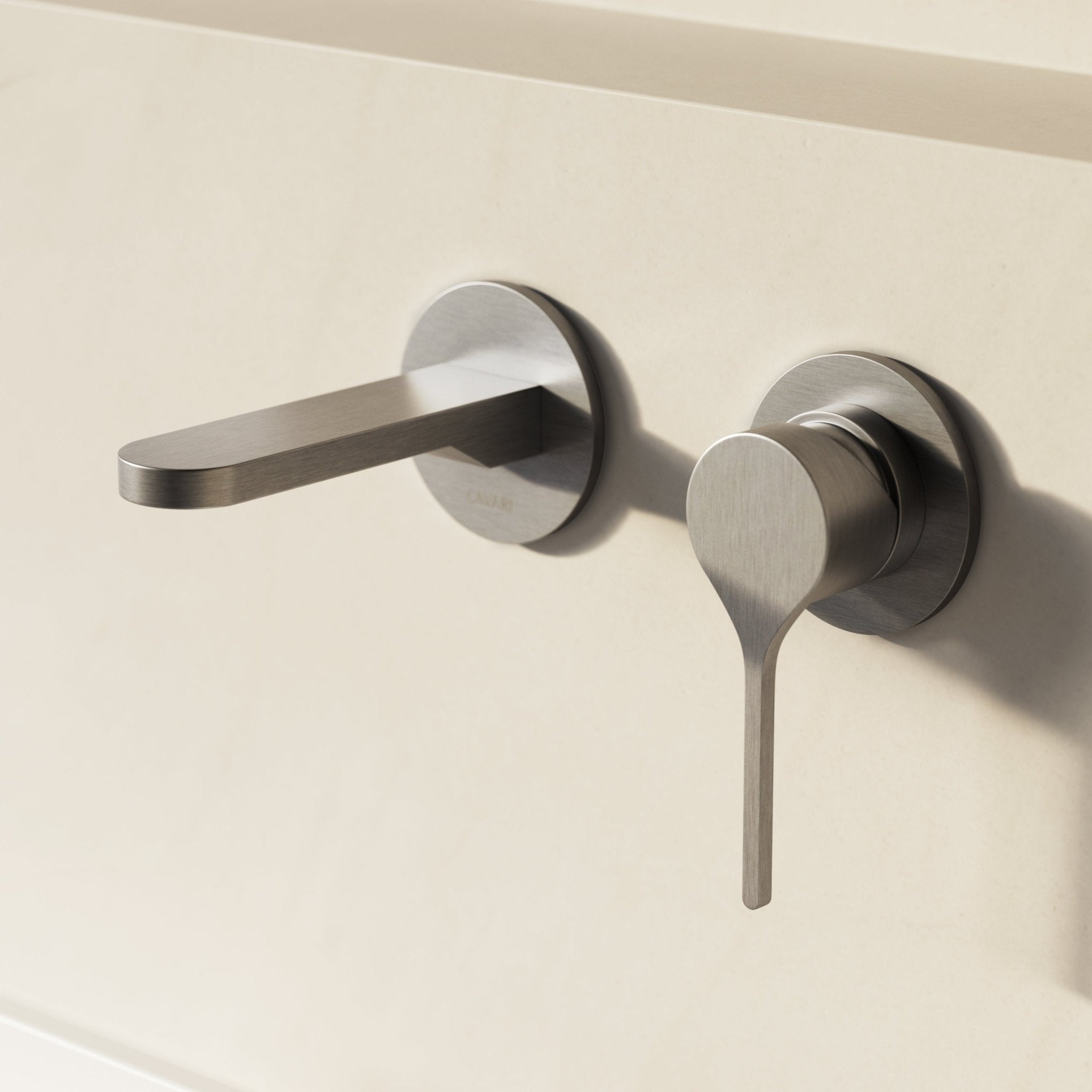 Image of Arc Basin Mixer – Short Spout - Cavari