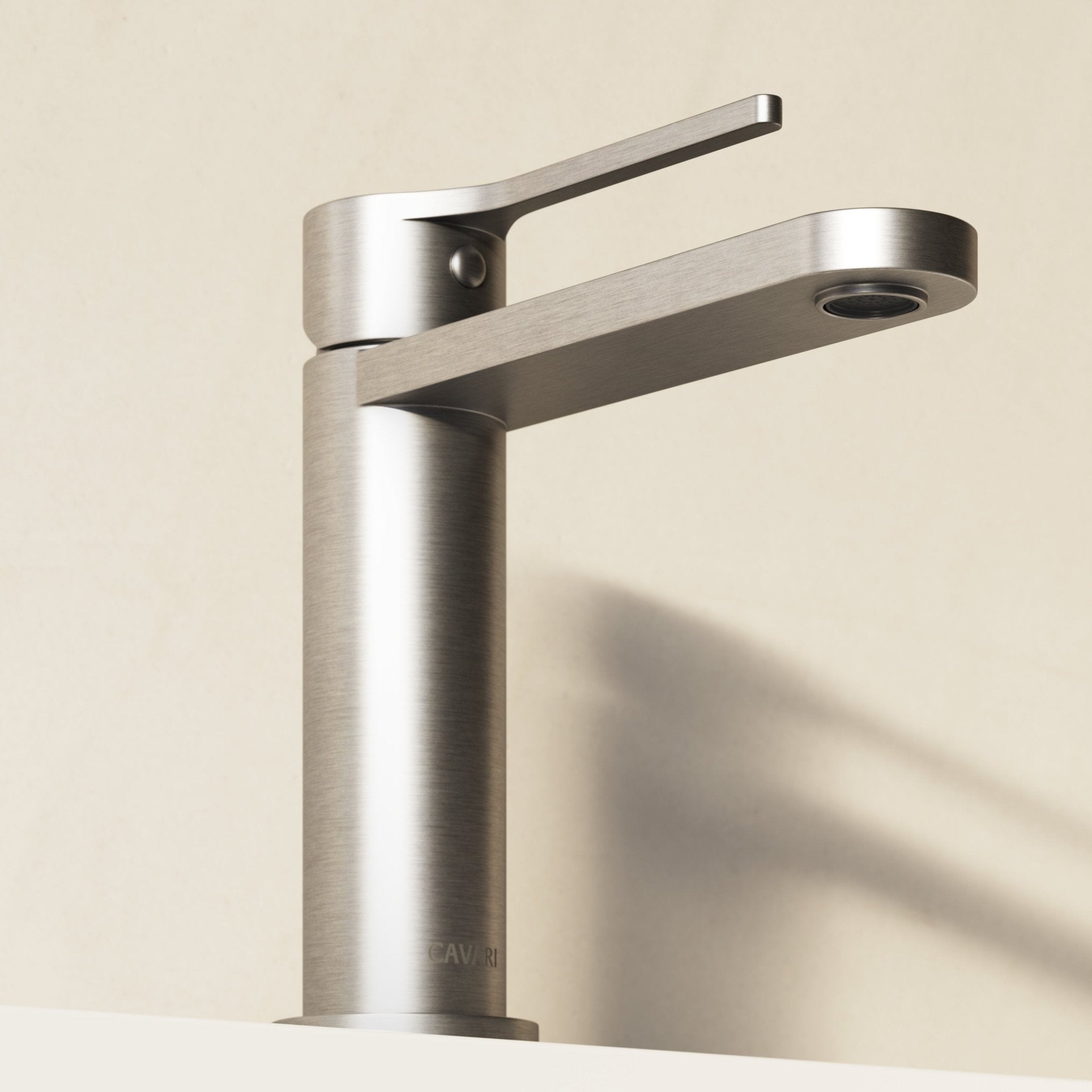 Image of Arc Short Basin Mixer - Cavari