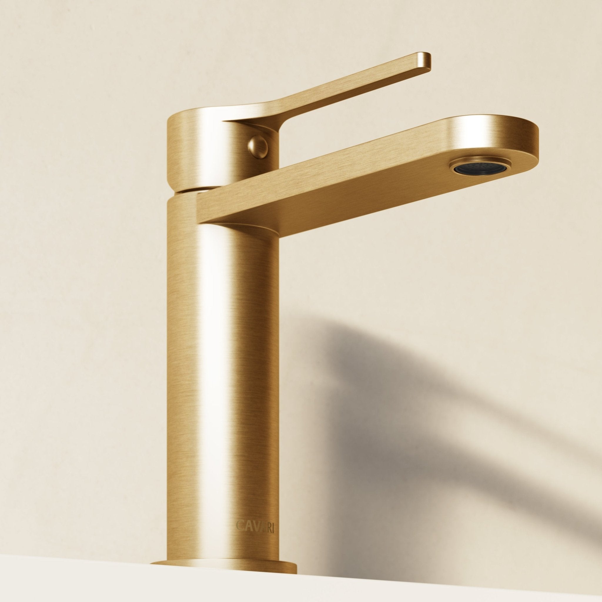 Image of Arc Short Basin Mixer - Cavari