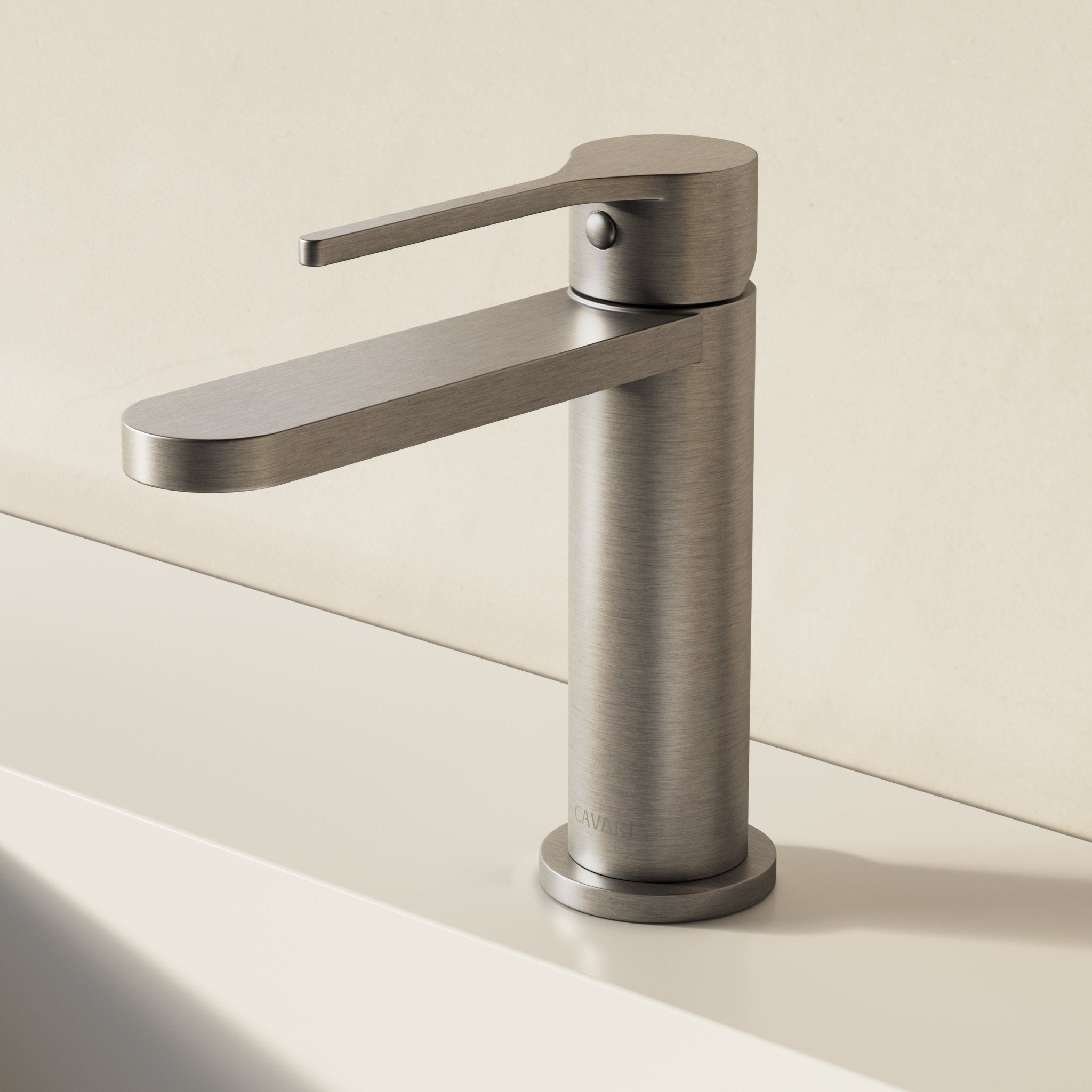 Image of Arc Short Basin Mixer - Cavari