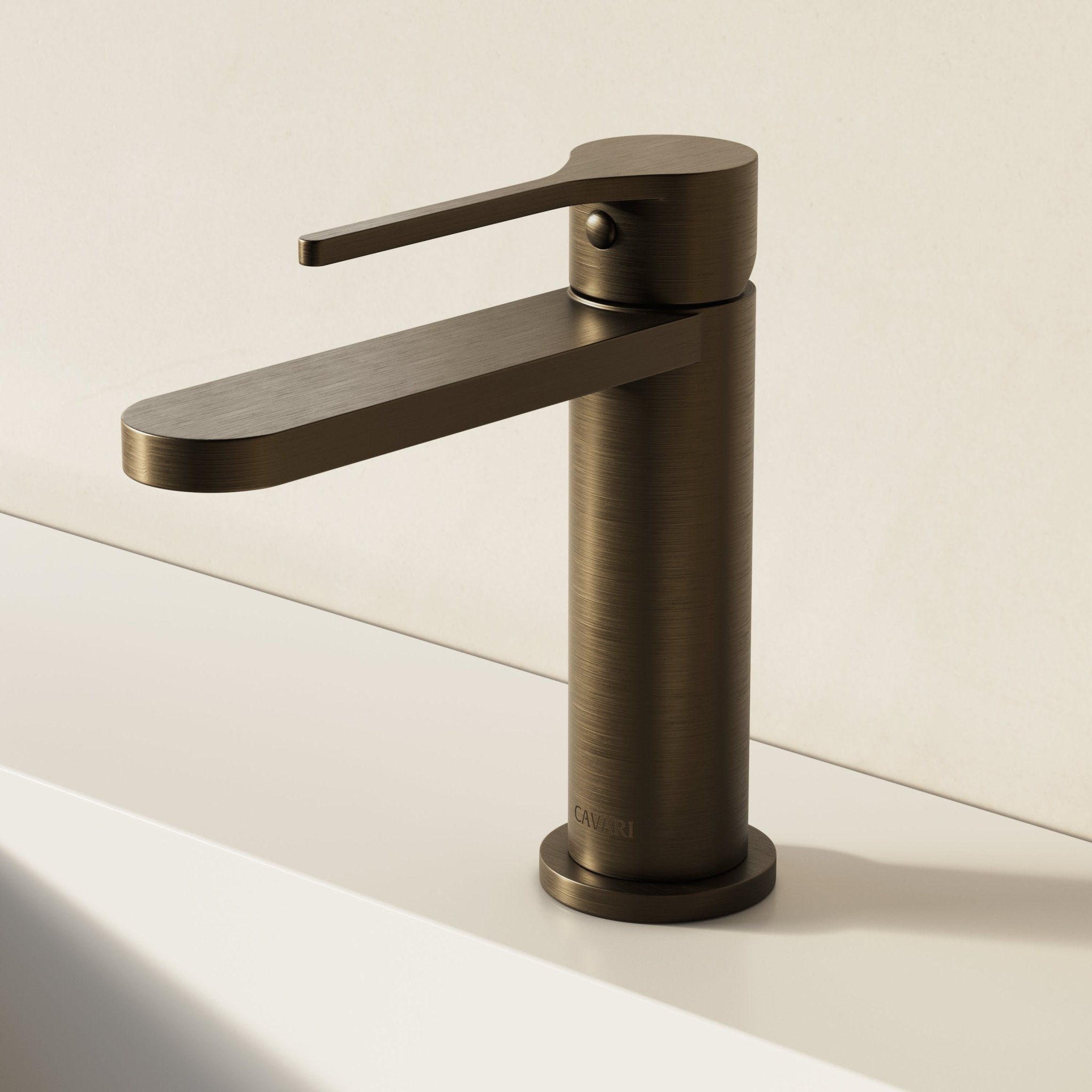 Image of Arc Short Basin Mixer - Cavari