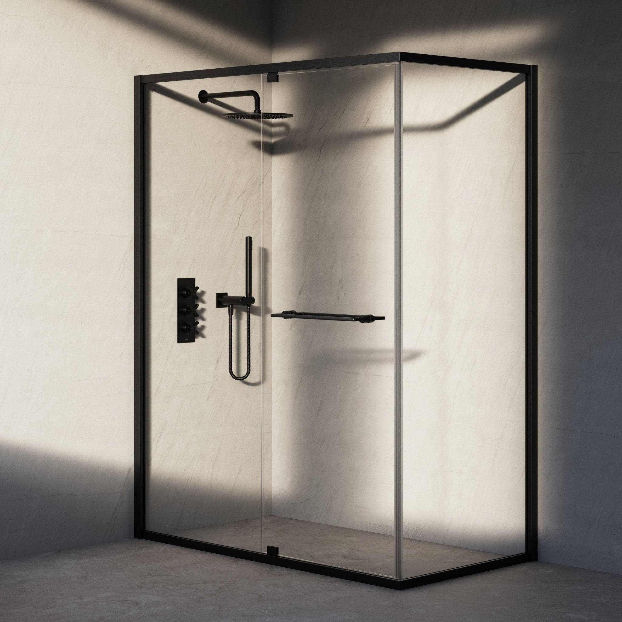 Image of Atria Reversible Corner Shower Enclosure - Cavari