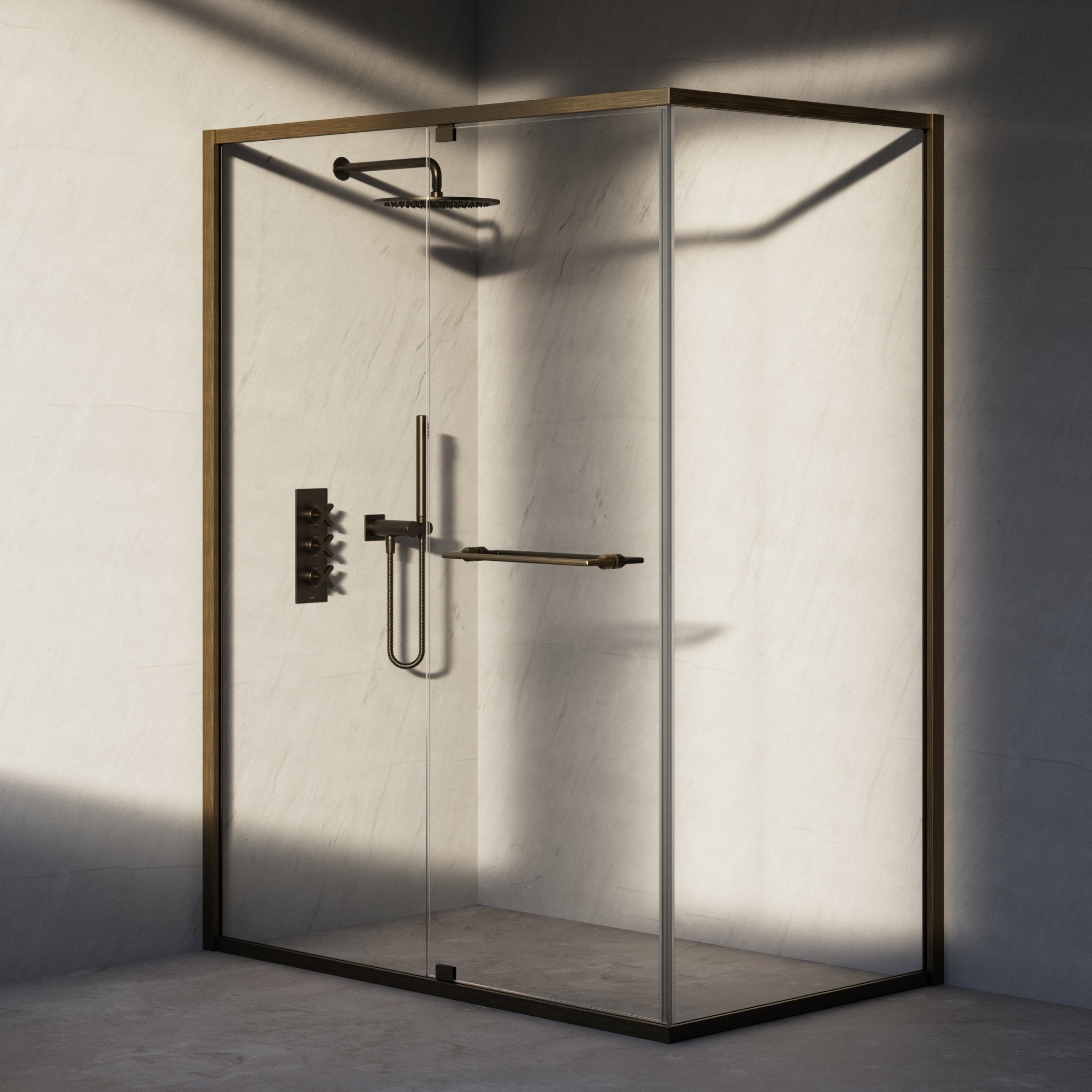 Image of Atria Reversible Corner Shower Enclosure - Cavari