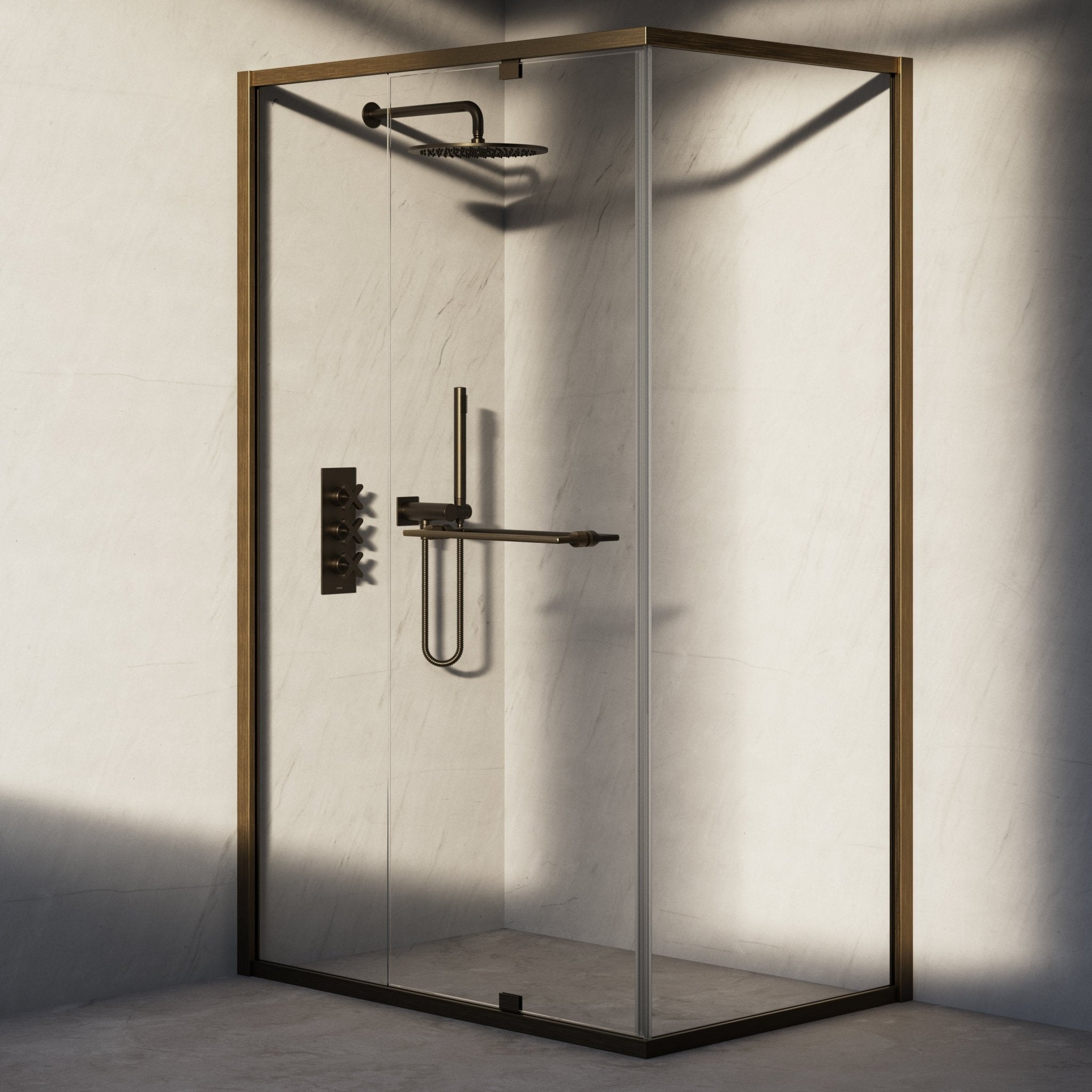 Image of Atria Reversible Corner Shower Enclosure - Cavari