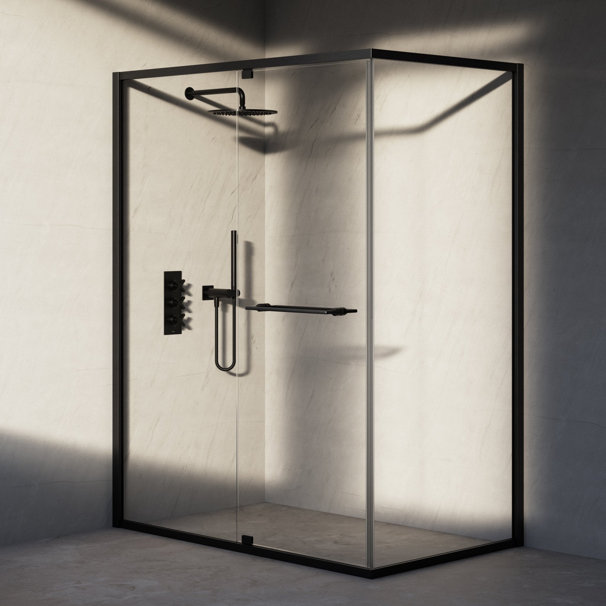 Image of Atria Reversible Corner Shower Enclosure - Cavari