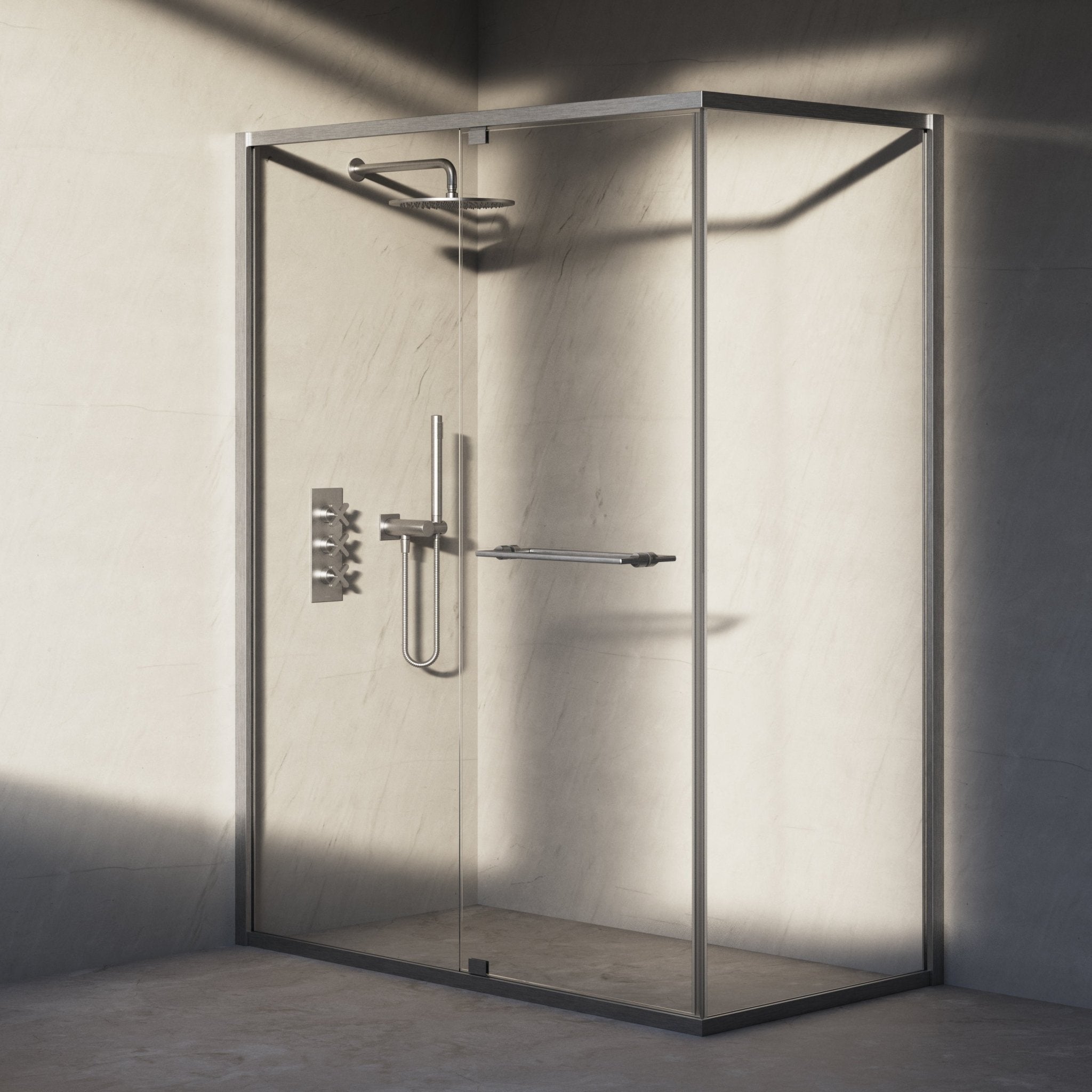 Image of Atria Reversible Corner Shower Enclosure - Cavari