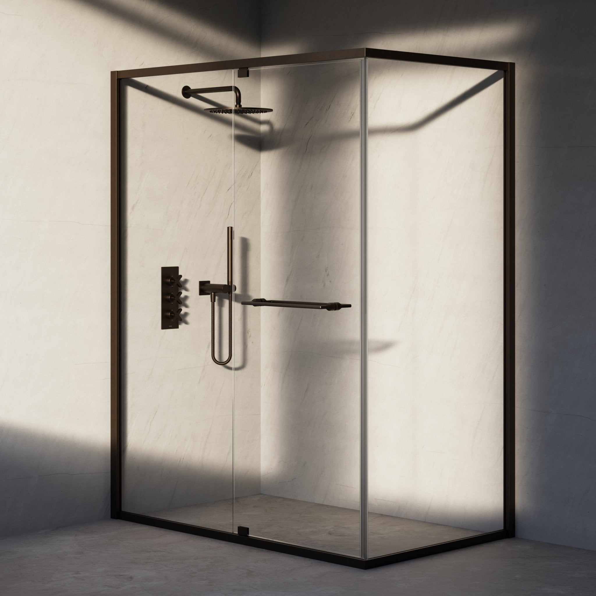 Image of Atria Reversible Corner Shower Enclosure - Cavari